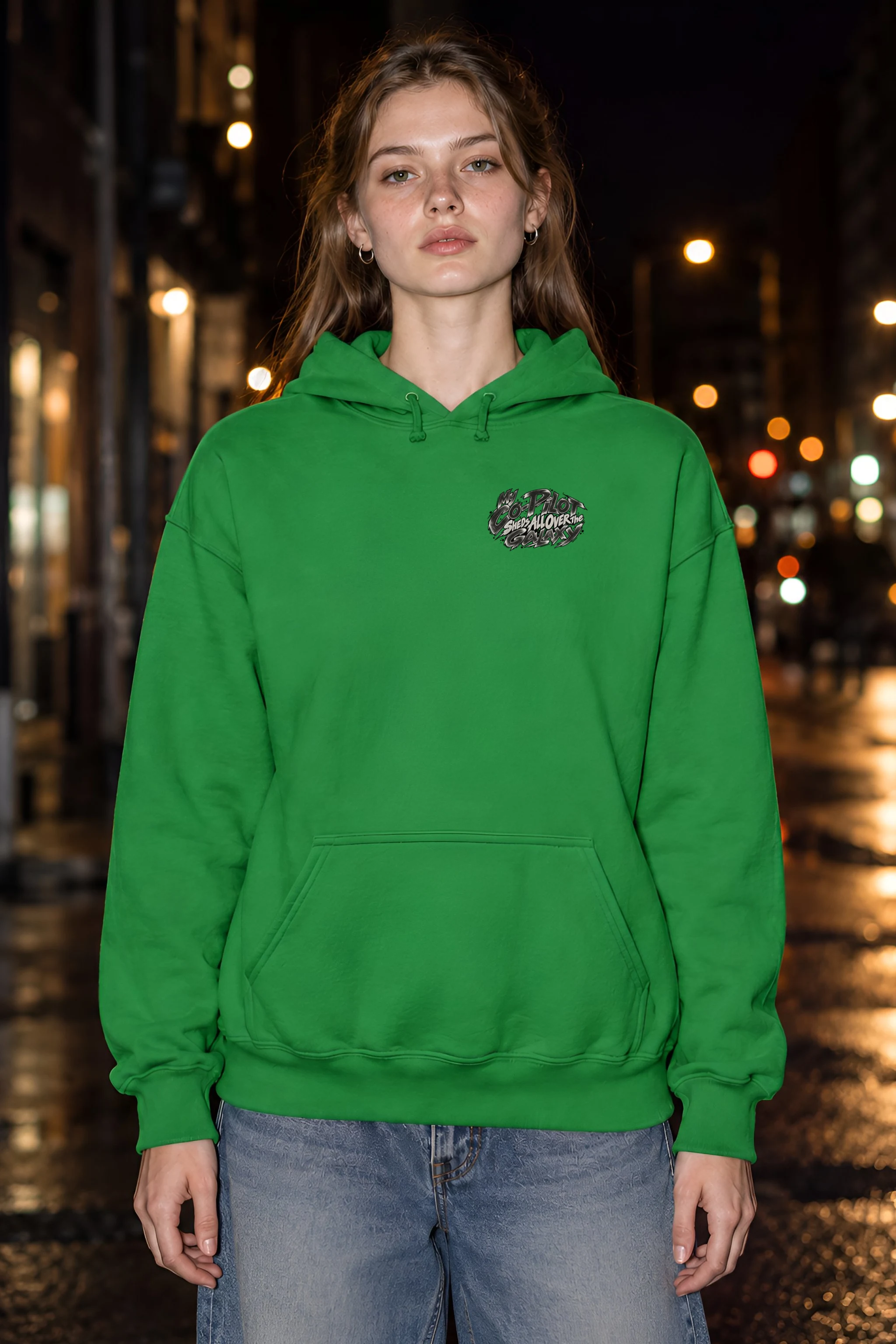 "My Co-Pilot Sheds" Heavy Blend Unisex Pullover Hoodie