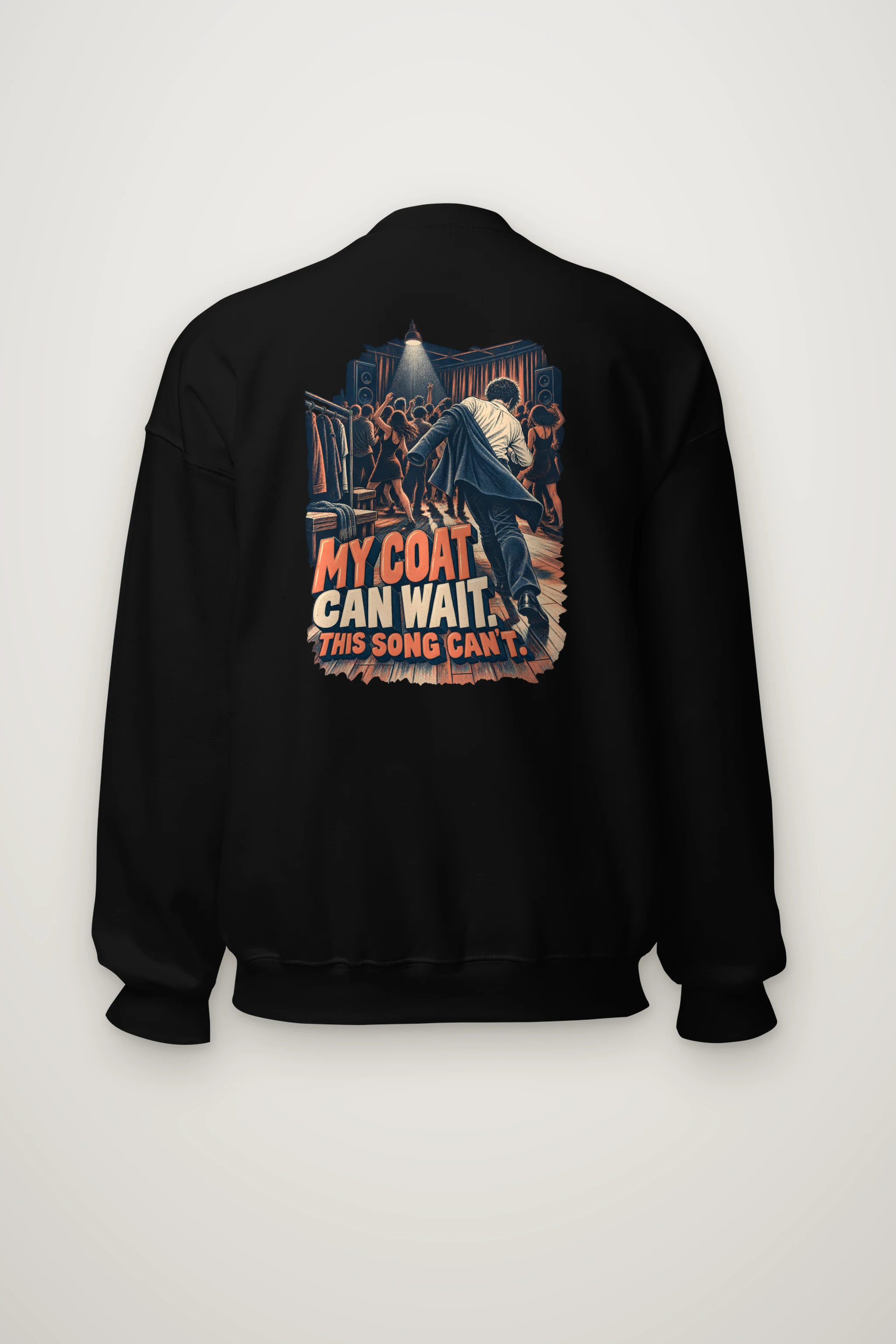 "My Coat Can Wait" Heavy Blend Unisex Crewneck Sweatshirt