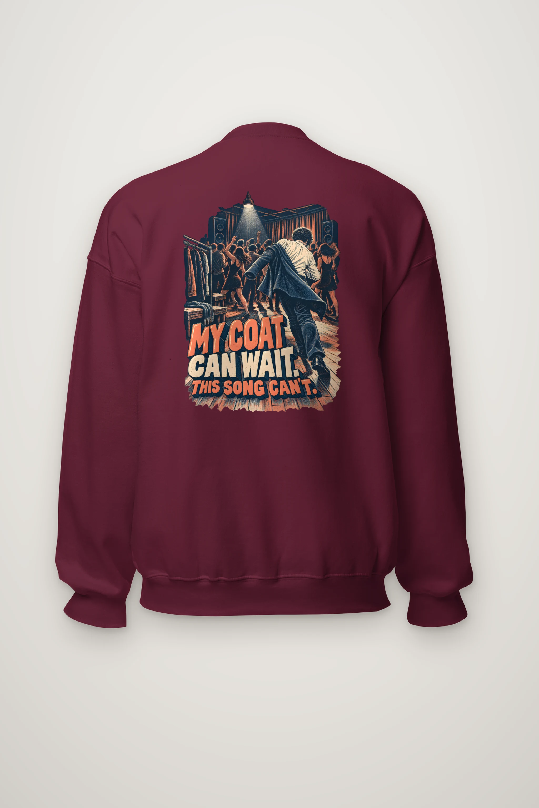 "My Coat Can Wait" Heavy Blend Unisex Crewneck Sweatshirt