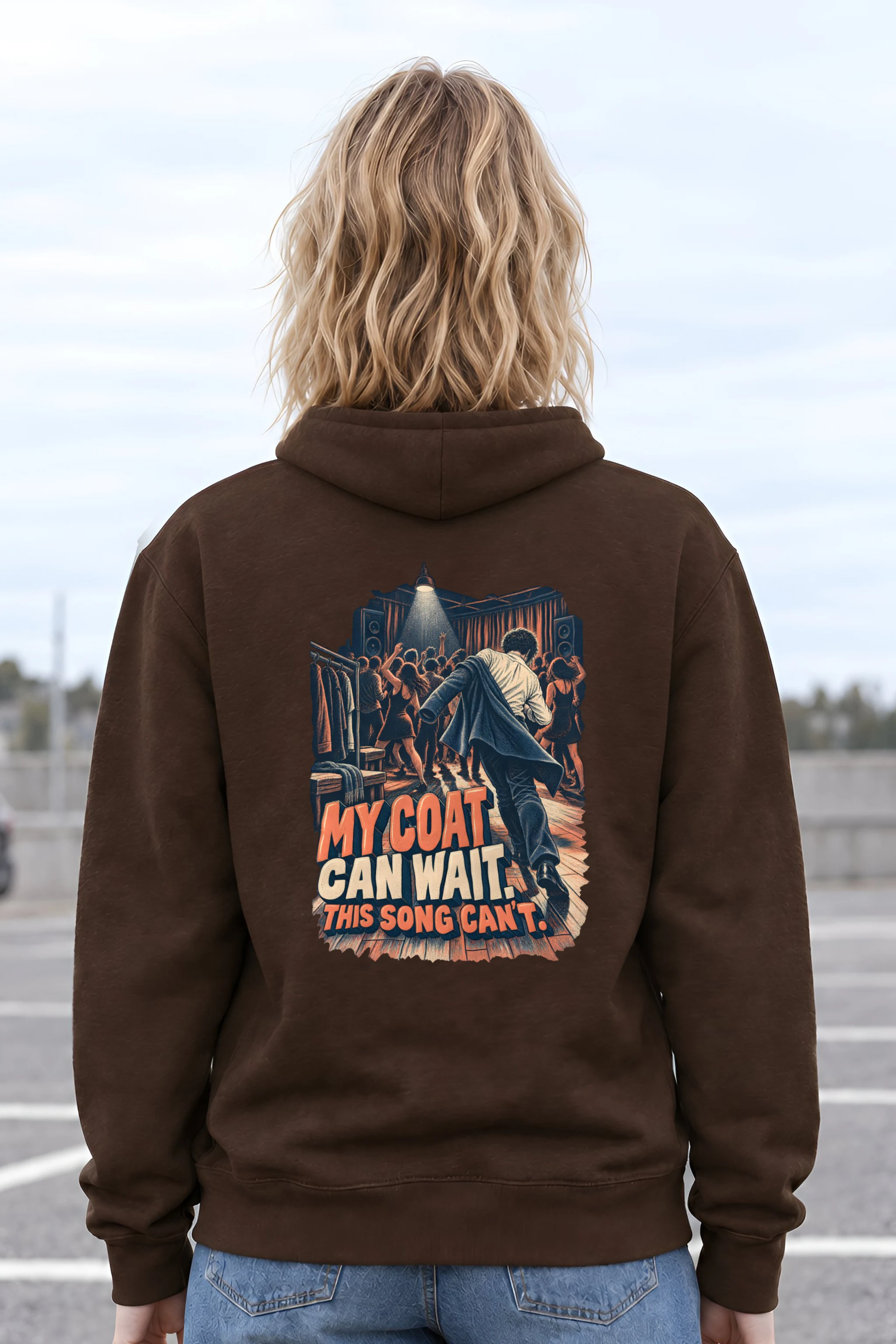 "My Coat Can Wait" Heavy Blend Unisex Pullover Hoodie