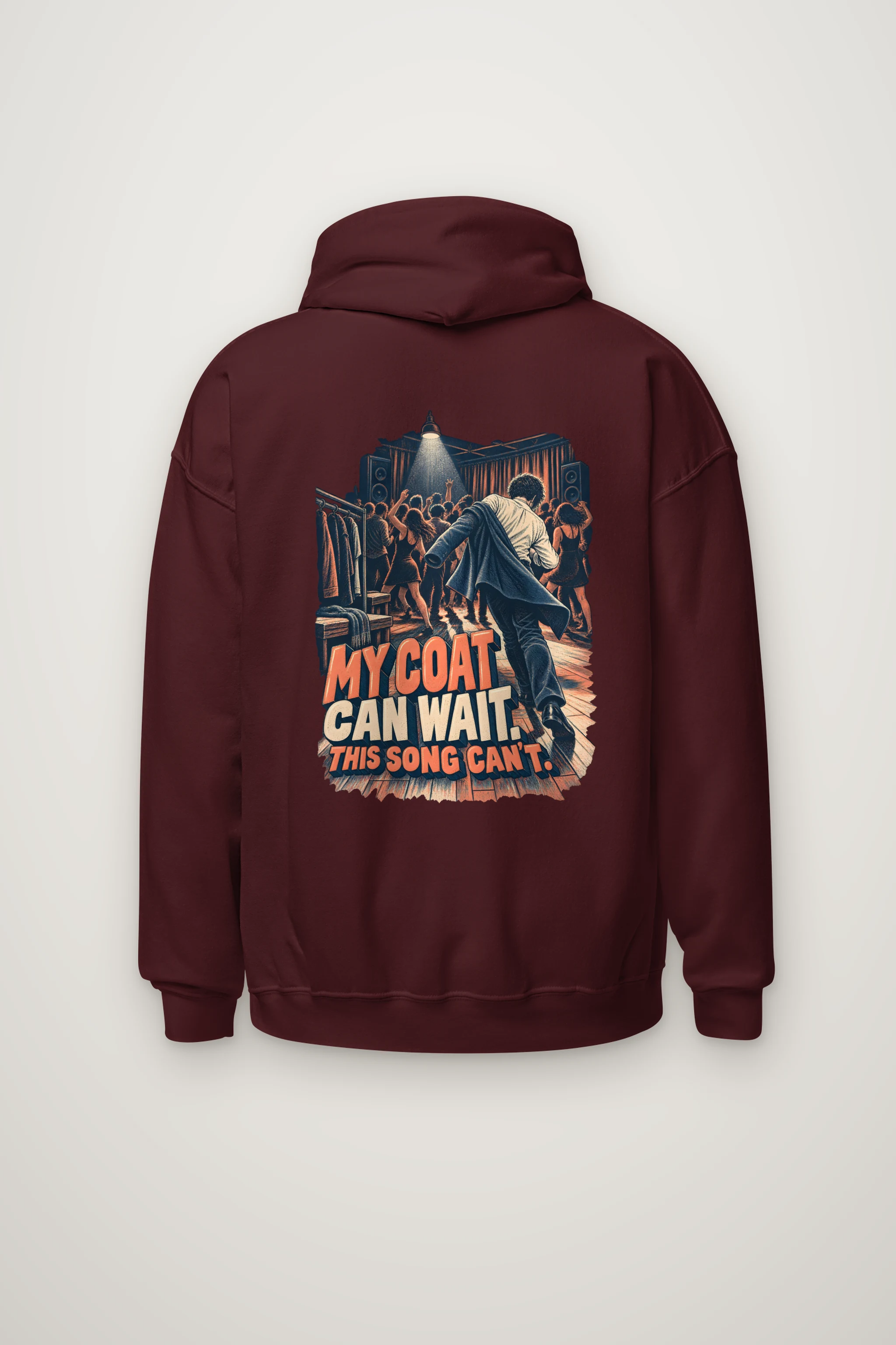 "My Coat Can Wait" Heavy Blend Unisex Pullover Hoodie