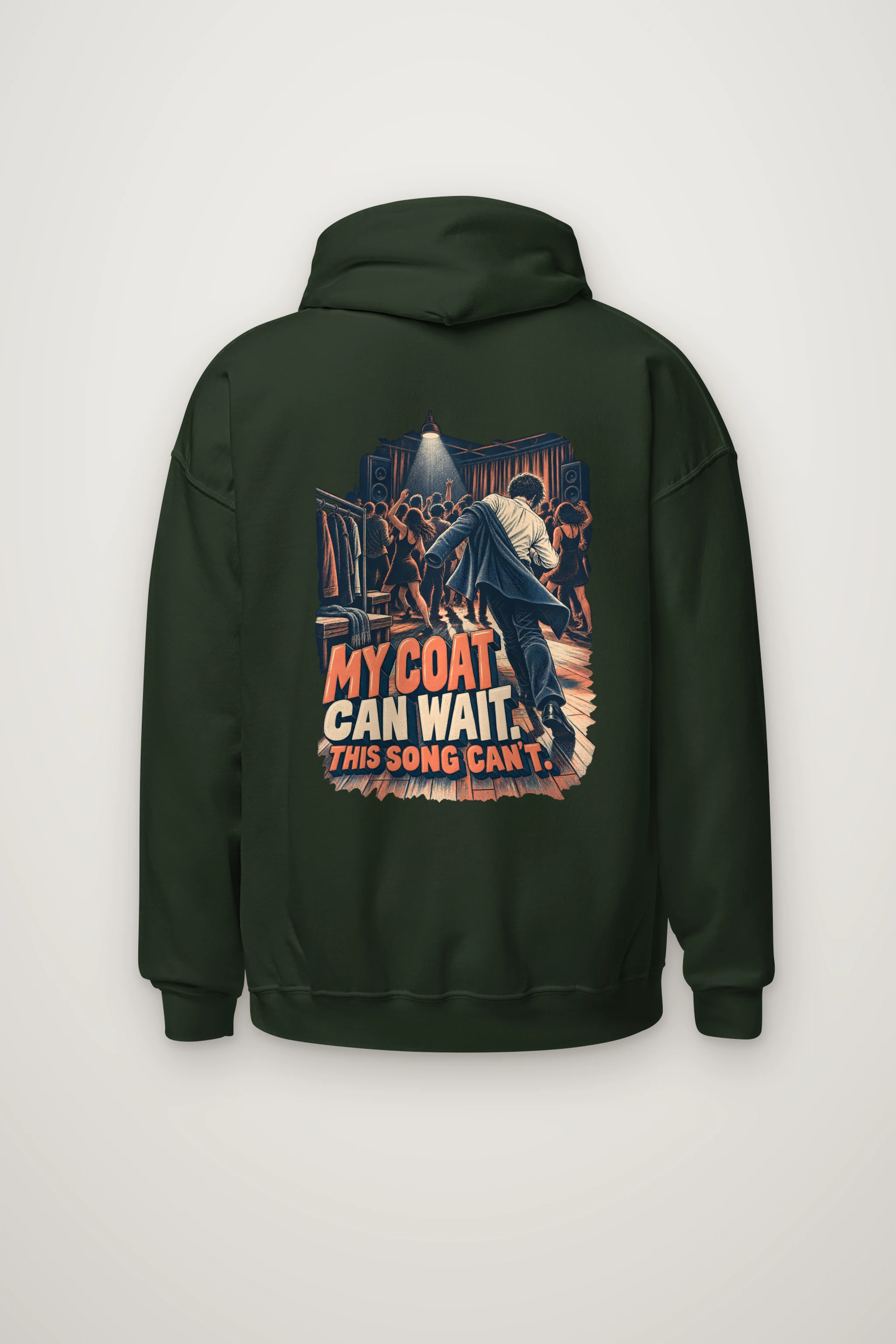 "My Coat Can Wait" Heavy Blend Unisex Pullover Hoodie