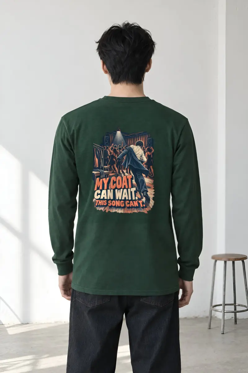 “My Coat Can Wait” Unisex Longsleeve T-shirt