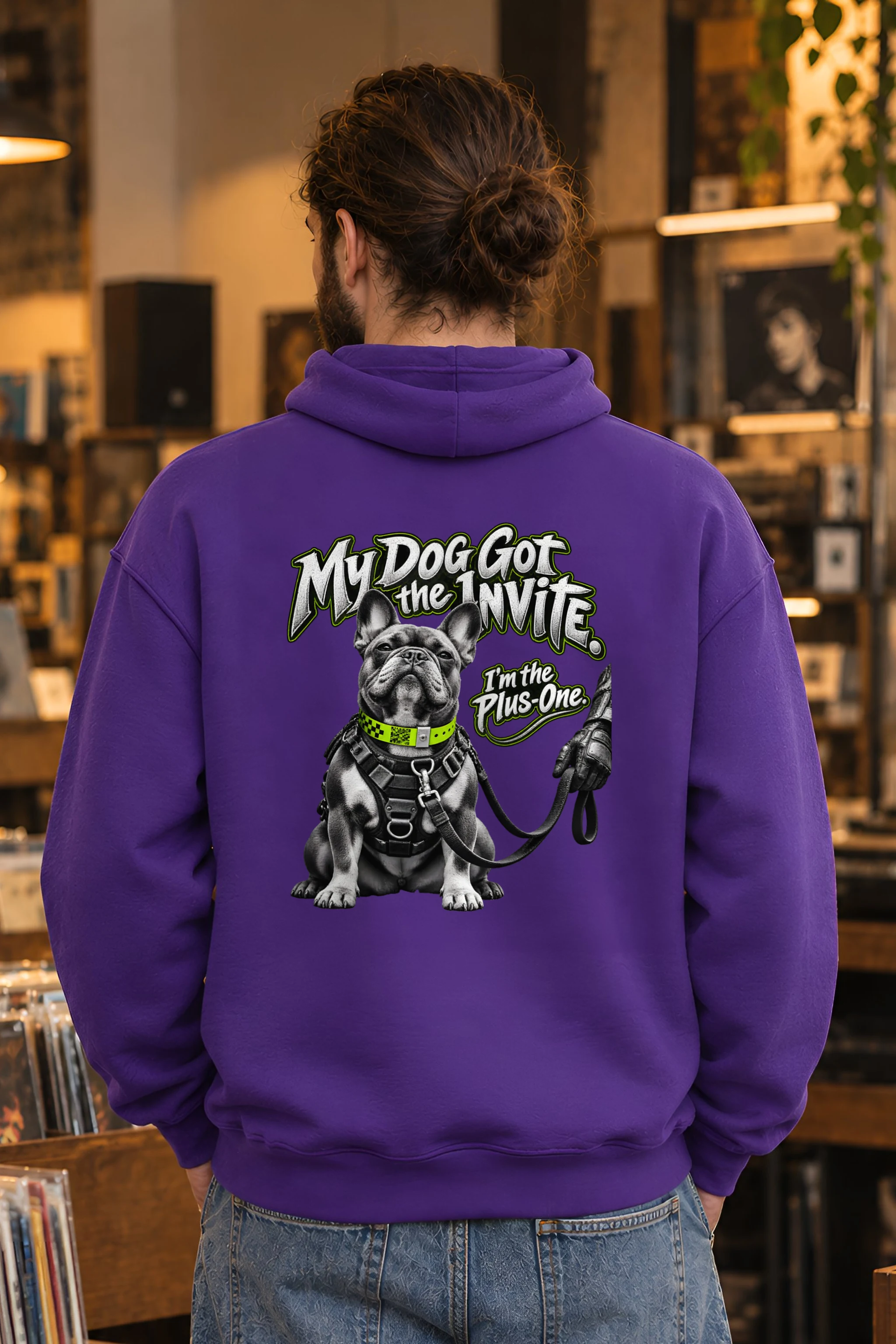 "My Dog Got the Invite" Heavy Blend Unisex Pullover Hoodie