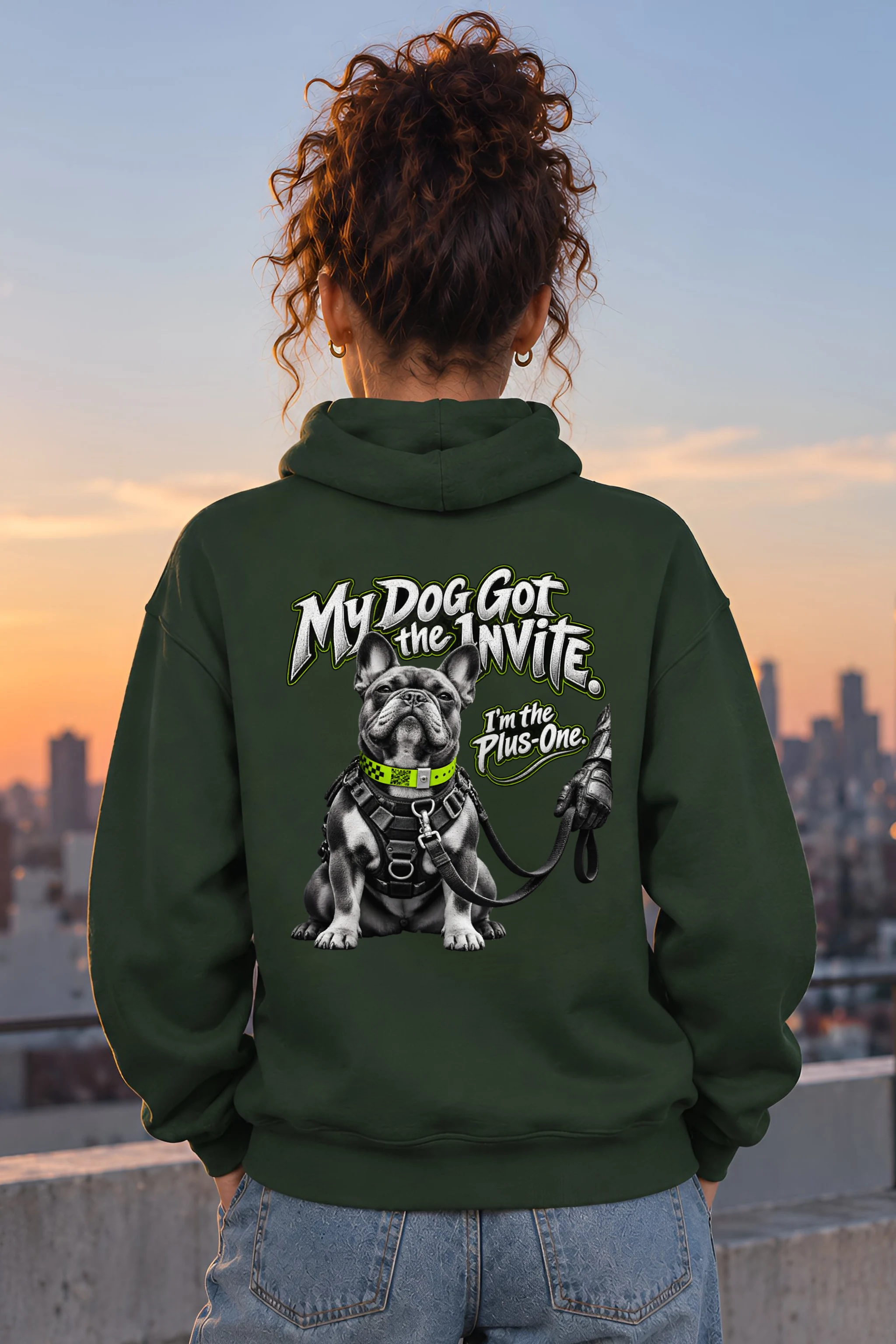 "My Dog Got the Invite" Heavy Blend Unisex Pullover Hoodie