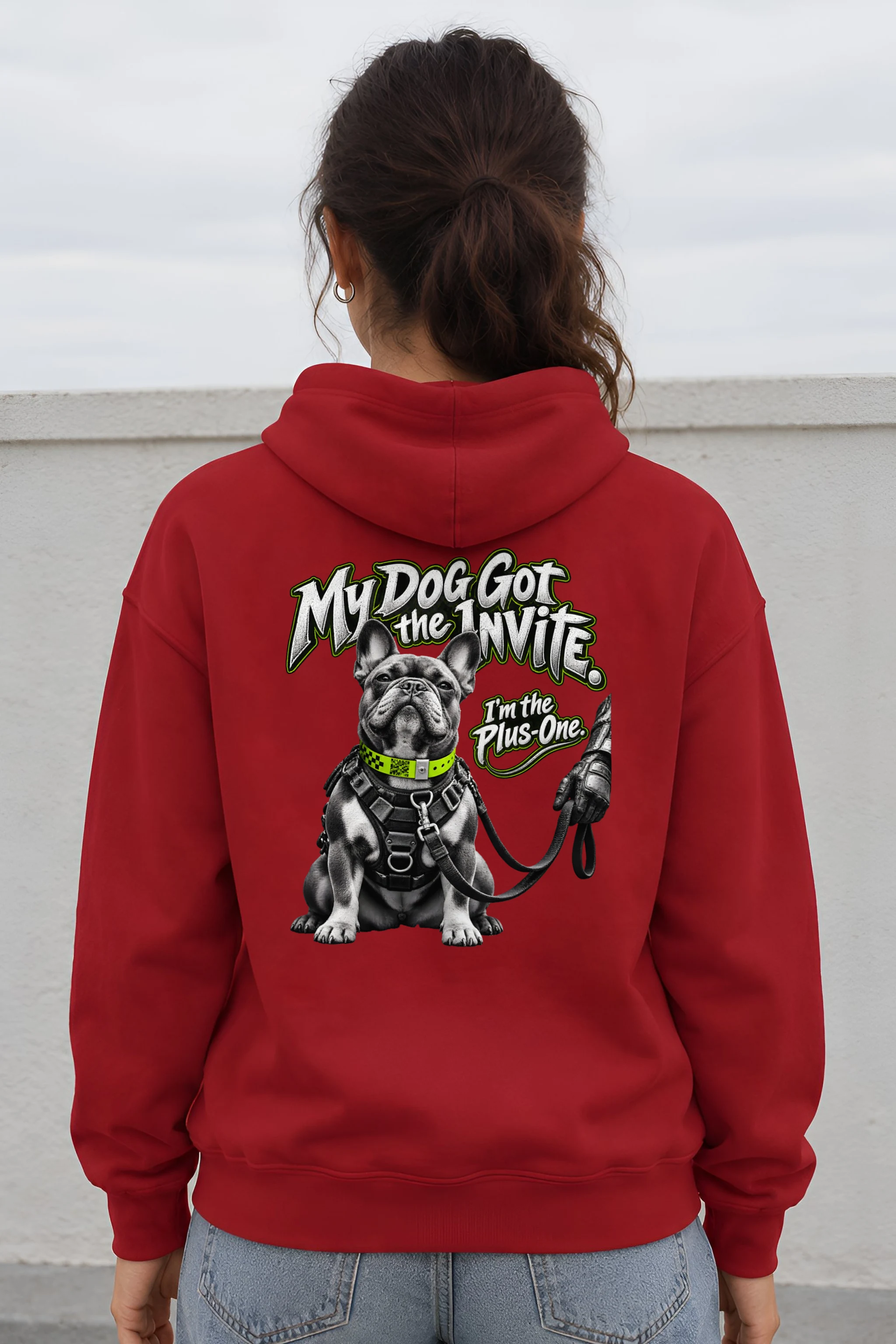"My Dog Got the Invite" Heavy Blend Unisex Pullover Hoodie