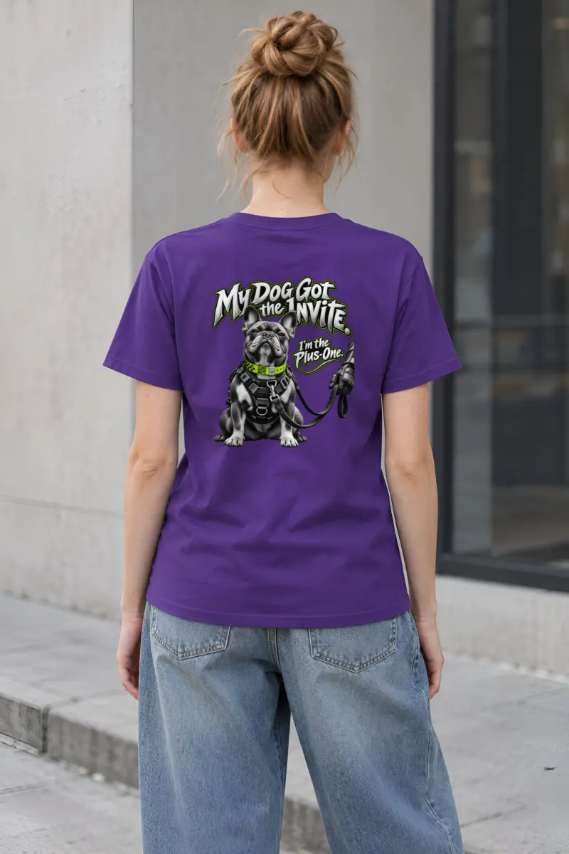 "My Dog Got the Invite" Heavyweight Unisex Crewneck T-shirt