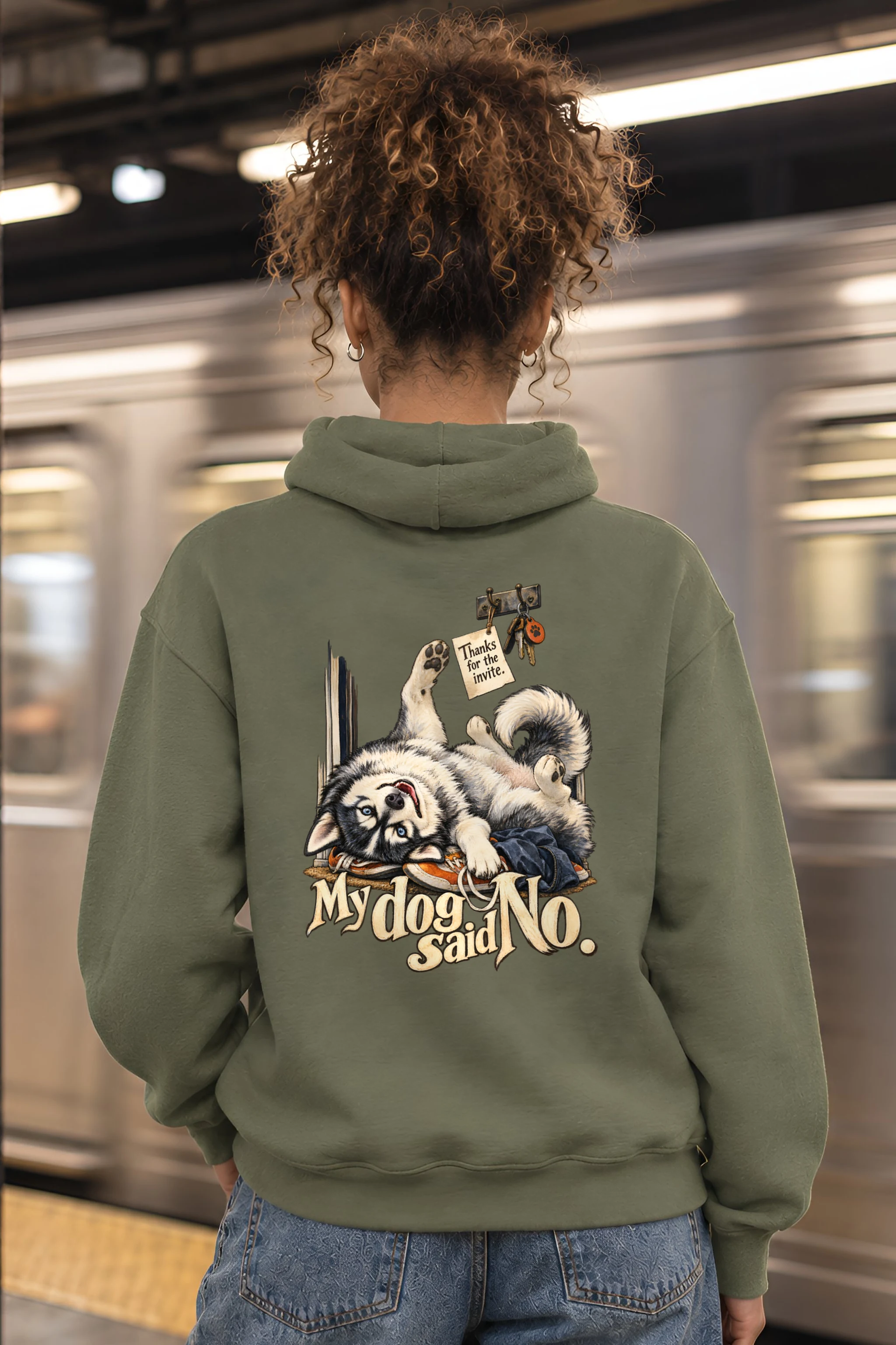 "My Dog Said No" Unisex Pullover Hoodie