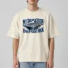 "My Dream Cruise Has a Flight Deck" Men's Oversized Heavyweight Crewneck T-Shirt