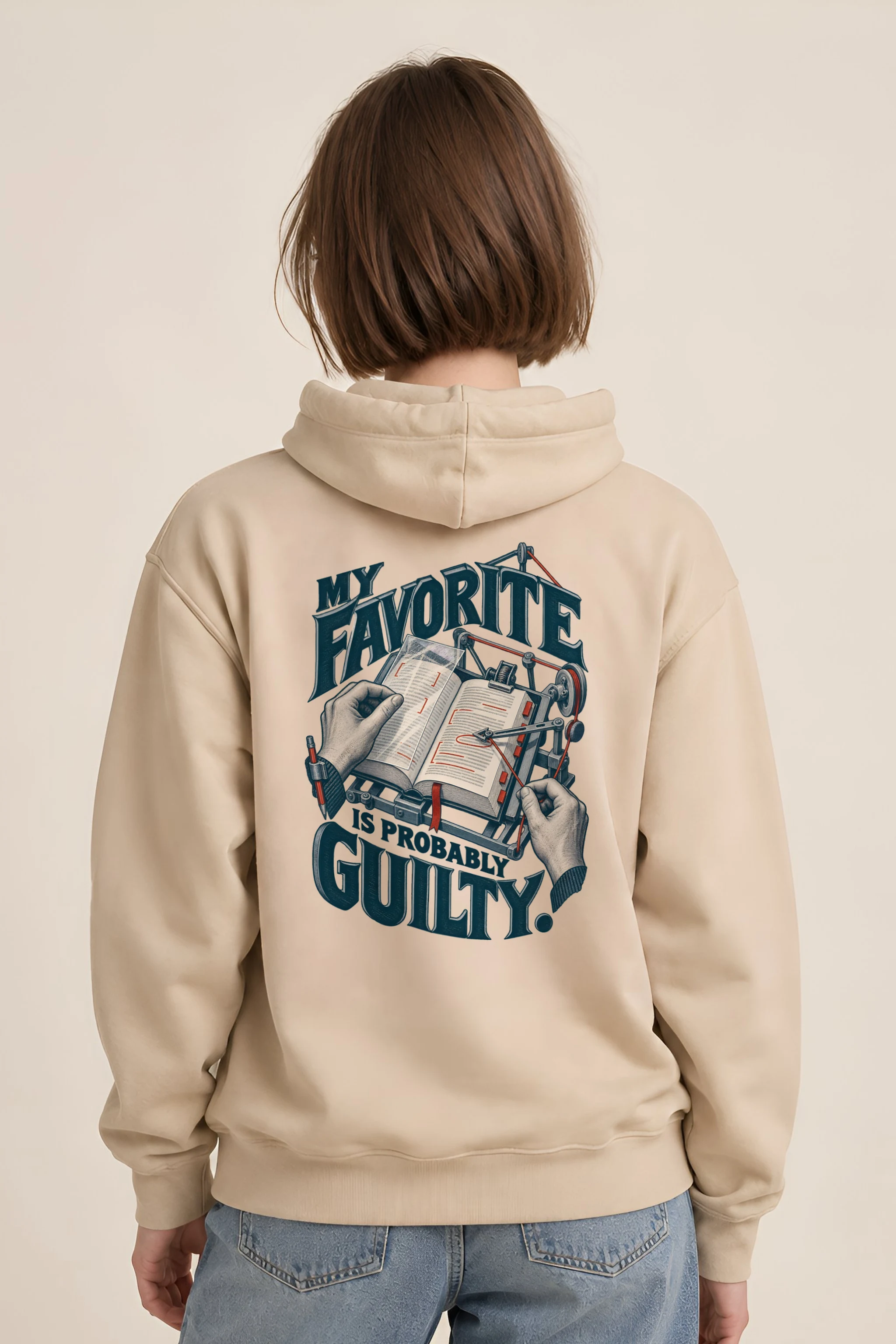 "My Favorite Is Probably Guilty" Heavy Blend Unisex Pullover Hoodie