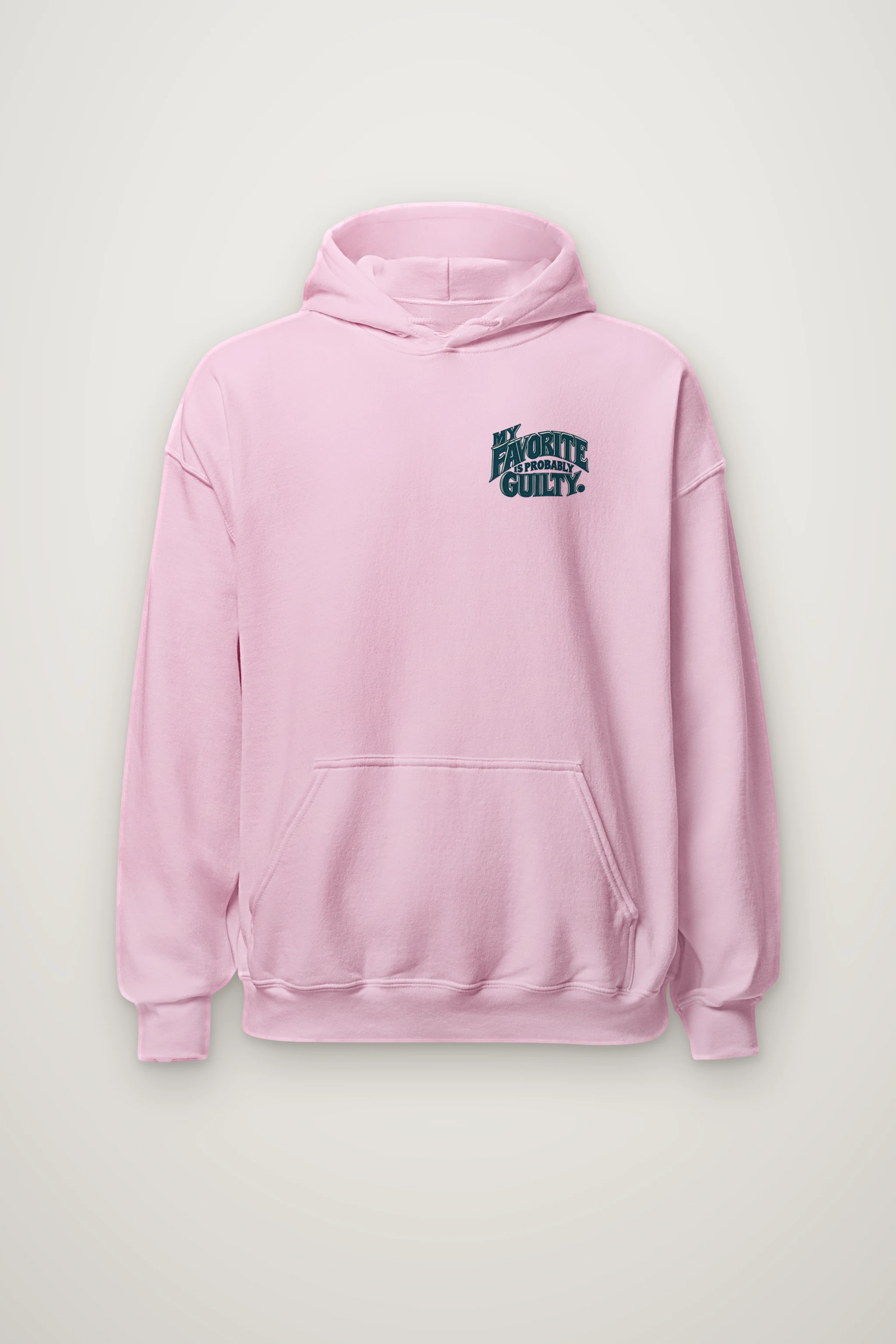"My Favorite Is Probably Guilty" Heavy Blend Unisex Pullover Hoodie