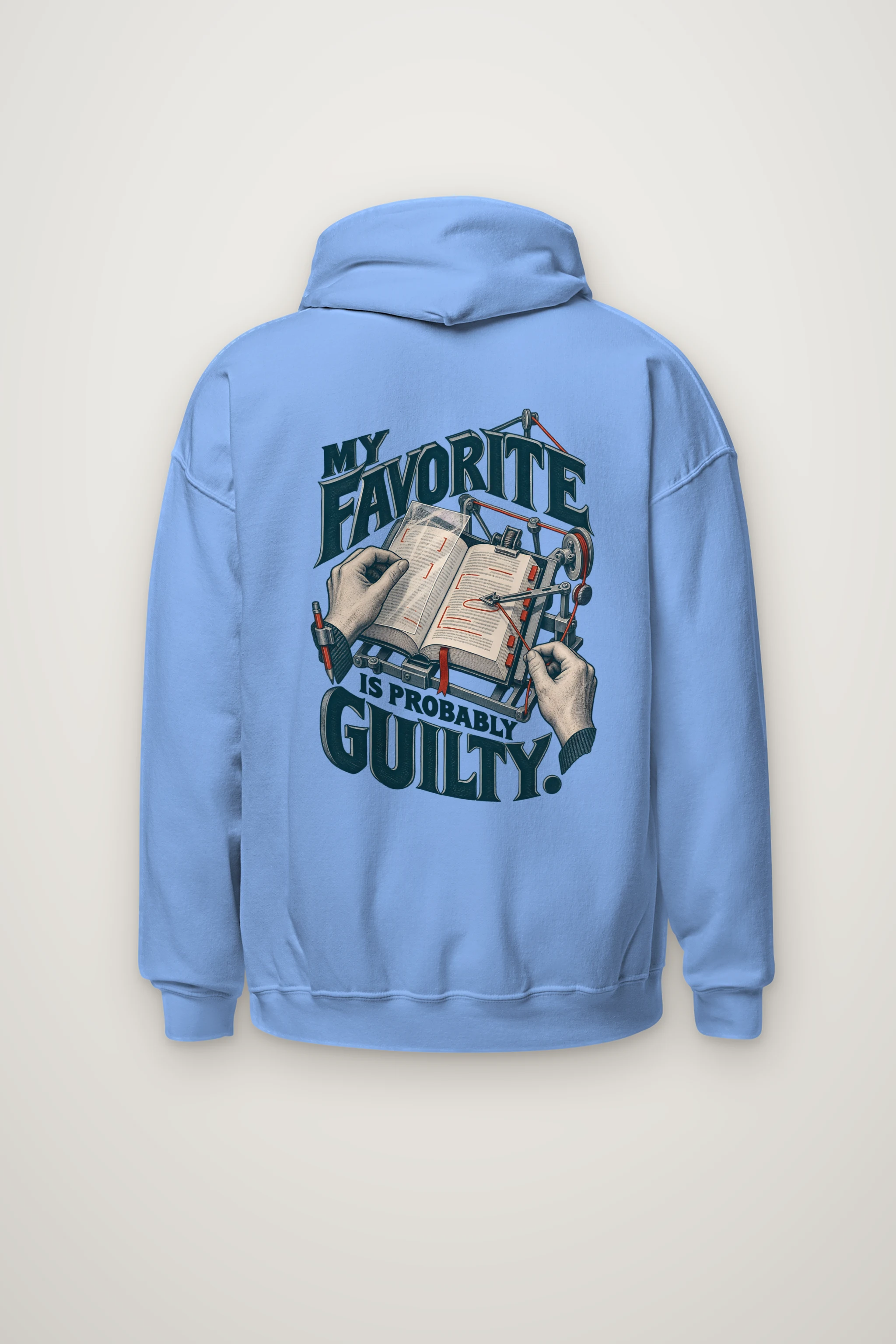"My Favorite Is Probably Guilty" Heavy Blend Unisex Pullover Hoodie