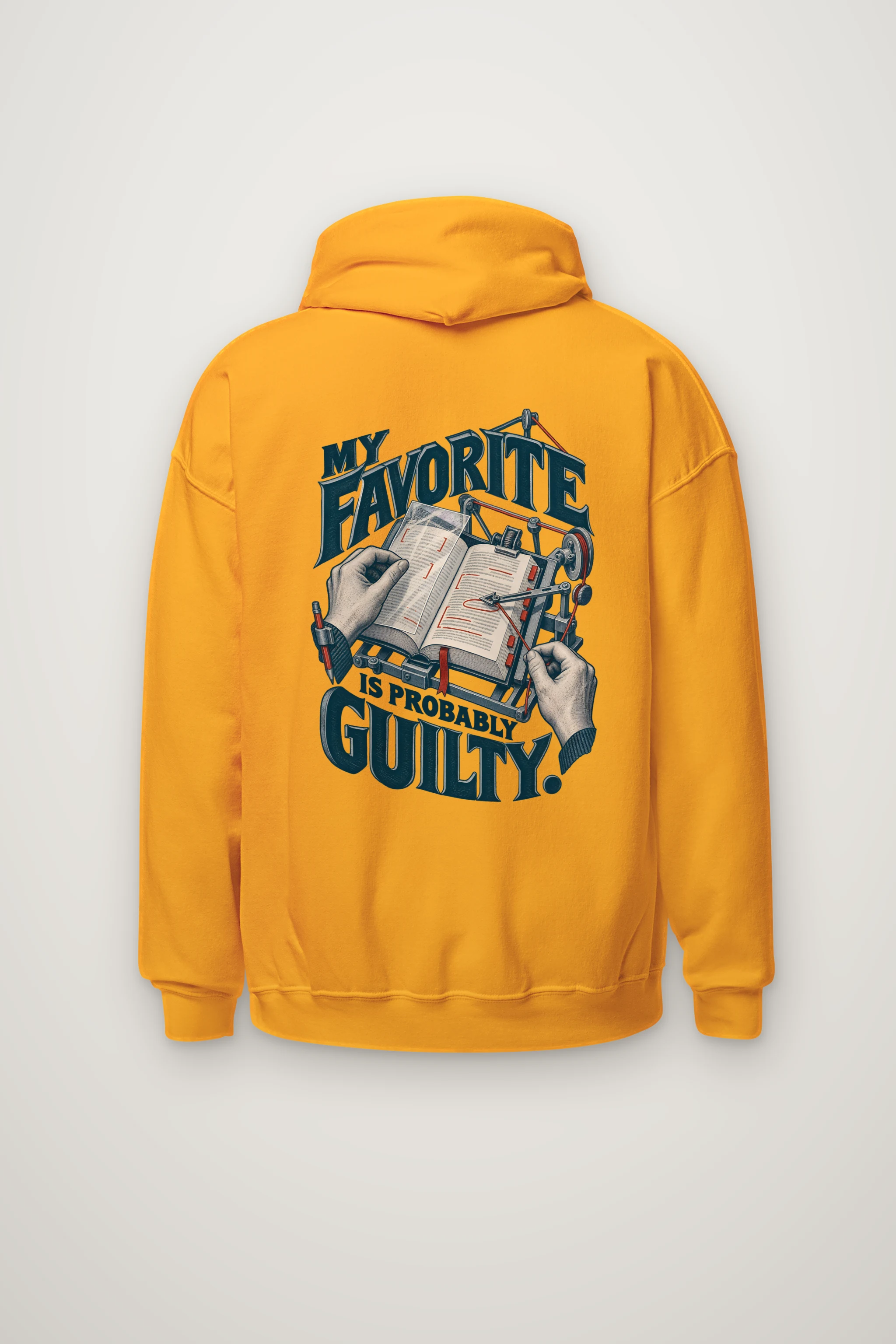 "My Favorite Is Probably Guilty" Heavy Blend Unisex Pullover Hoodie