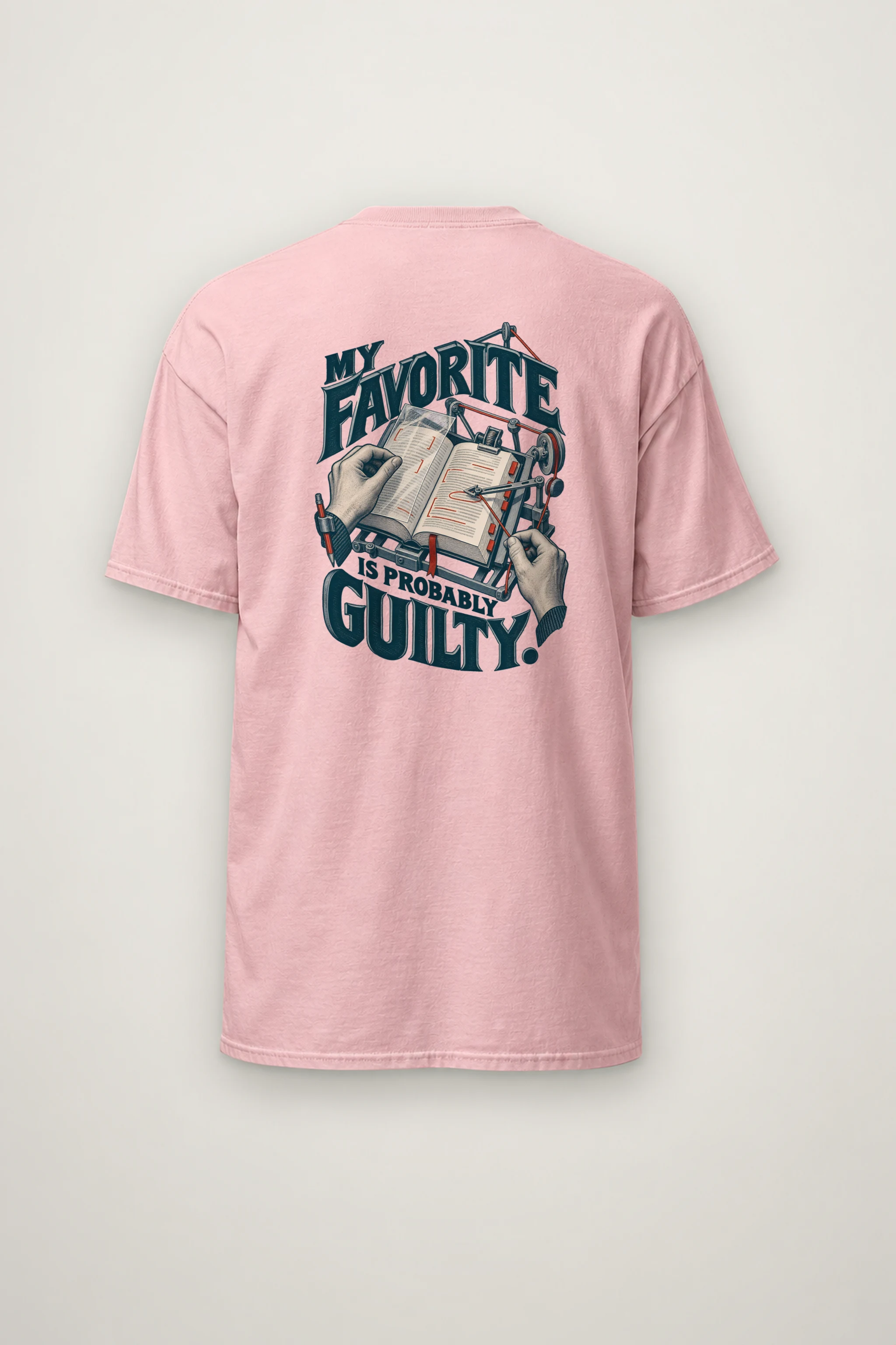 "My Favorite Is Probably Guilty" Heavyweight Unisex Crewneck T-shirt