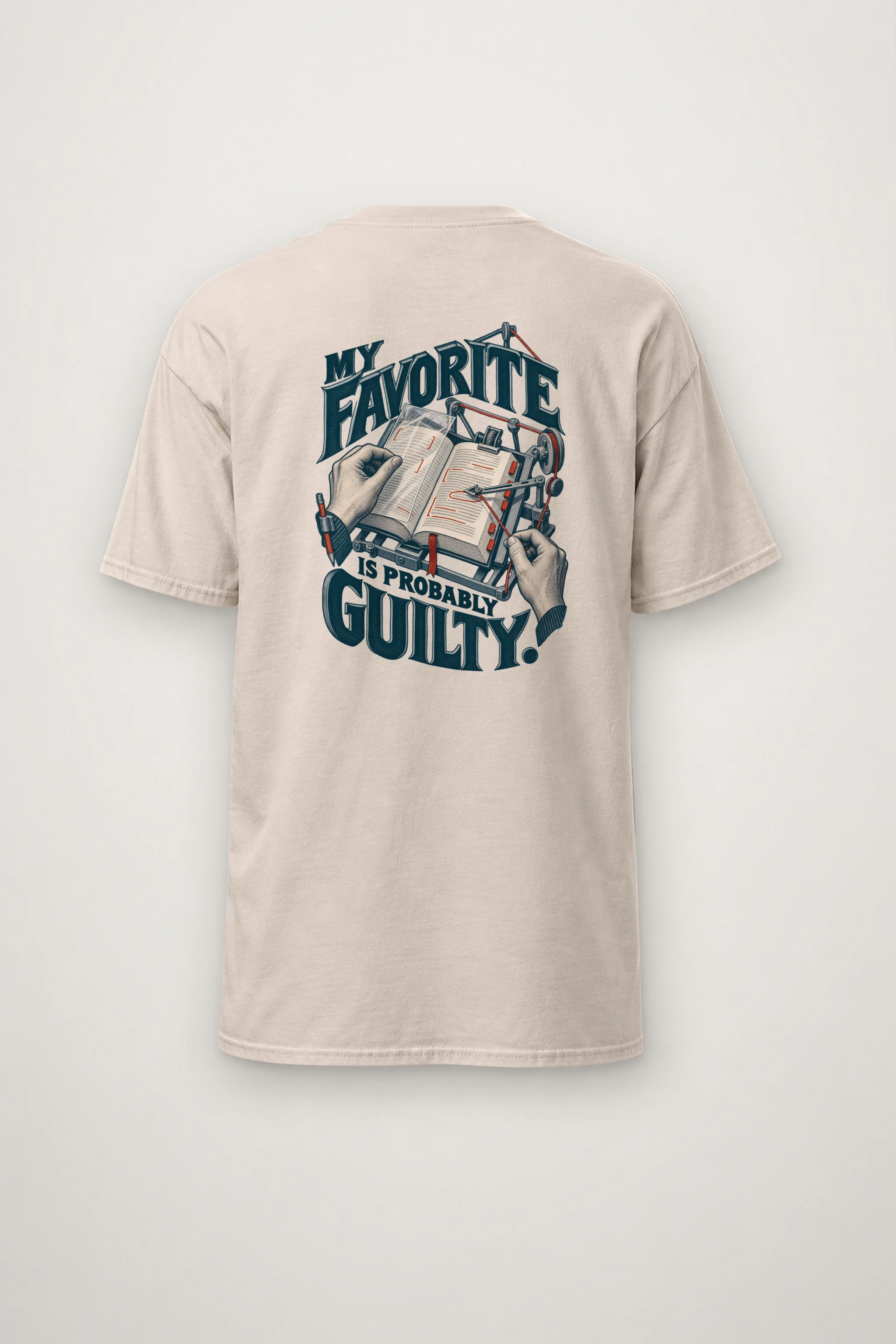 "My Favorite Is Probably Guilty" Heavyweight Unisex Crewneck T-shirt