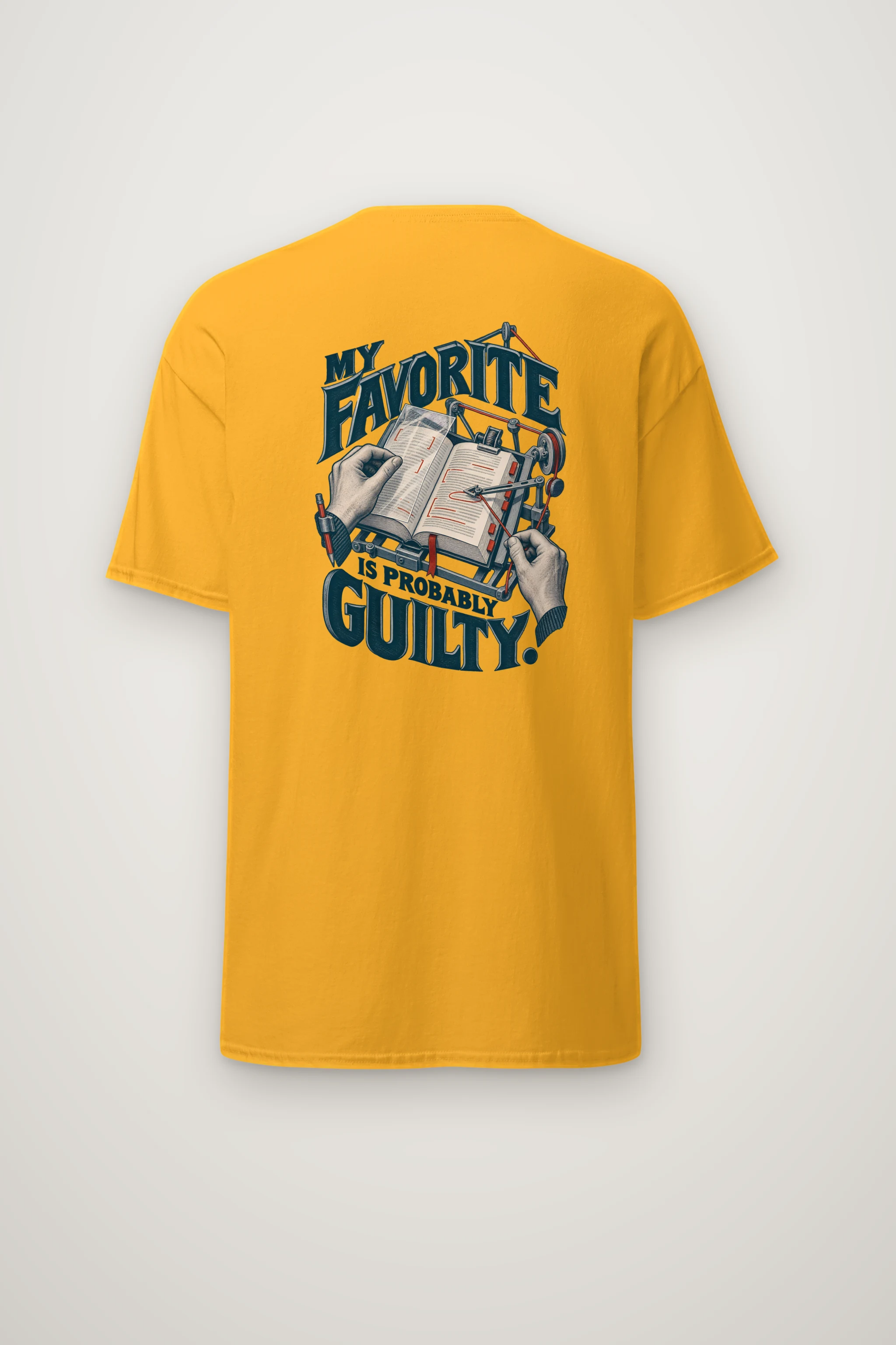 "My Favorite Is Probably Guilty" Heavyweight Unisex Crewneck T-shirt