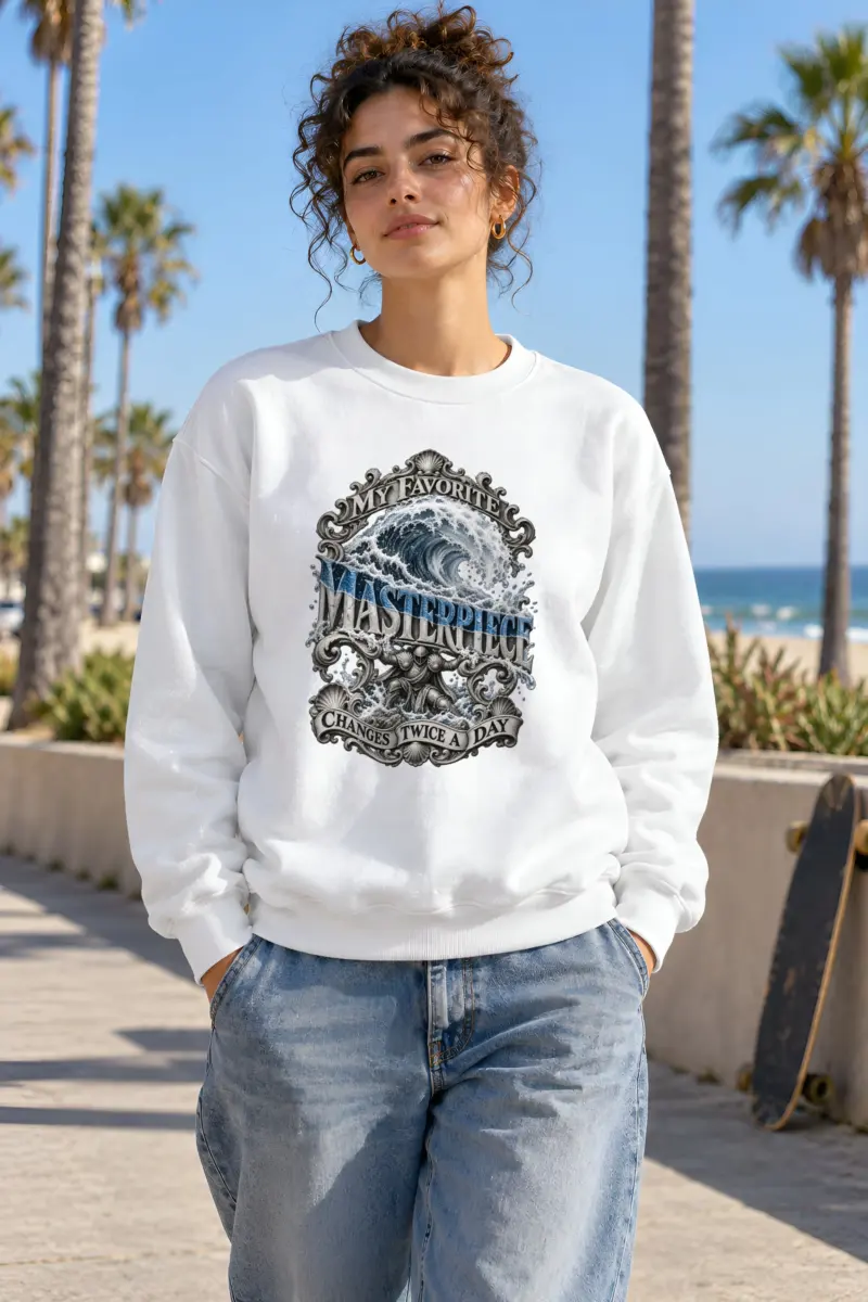 "My Favorite Masterpiece" Heavy Blend Unisex Crewneck Sweatshirt