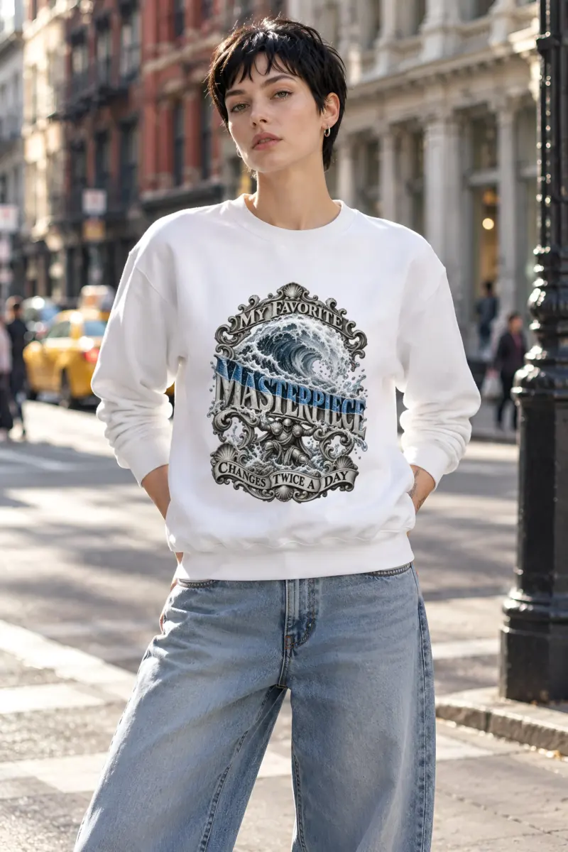 “My Favorite Masterpiece” Heavy Blend Unisex Crewneck Sweatshirt
