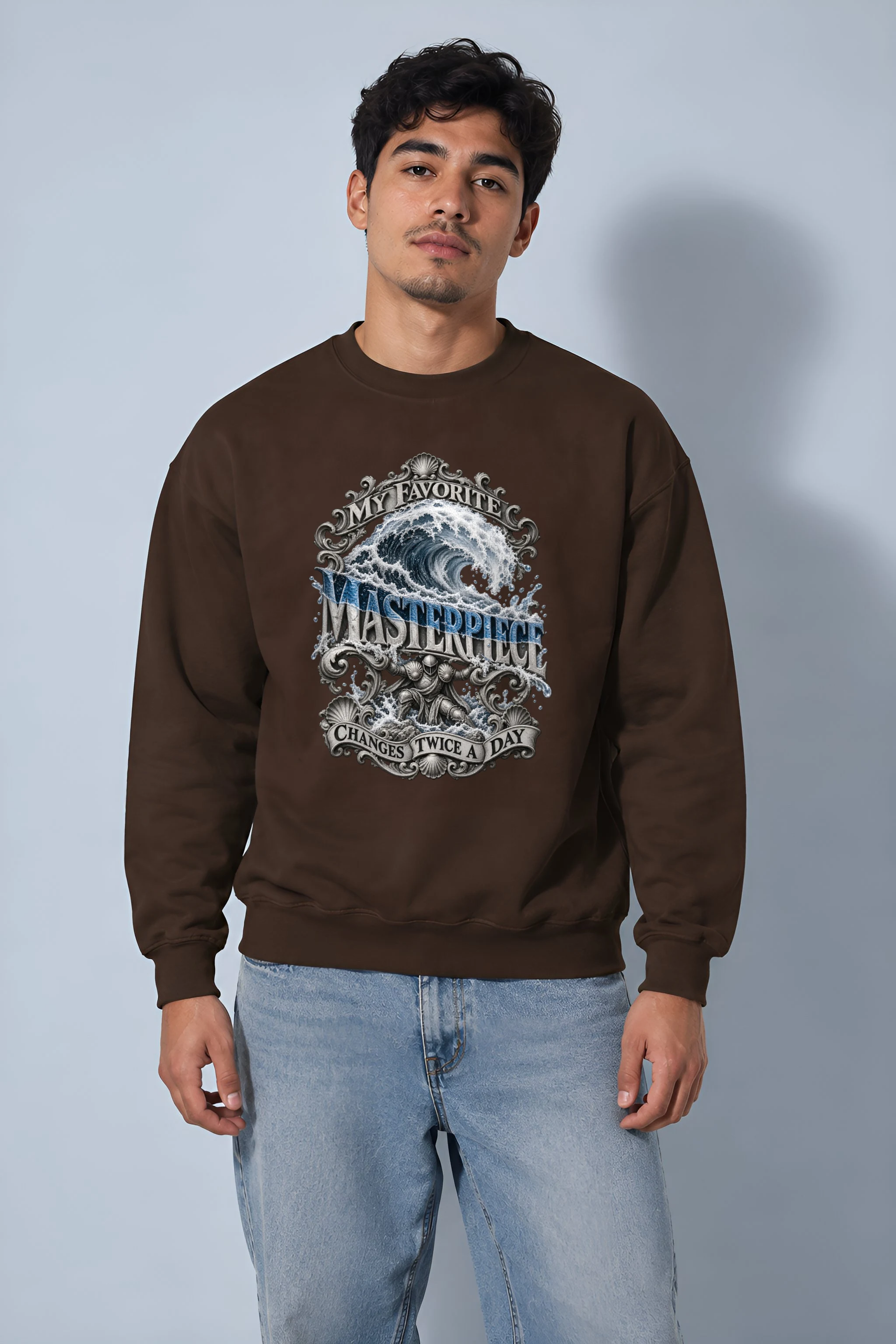 "My Favorite Masterpiece" Heavy Blend Unisex Crewneck Sweatshirt