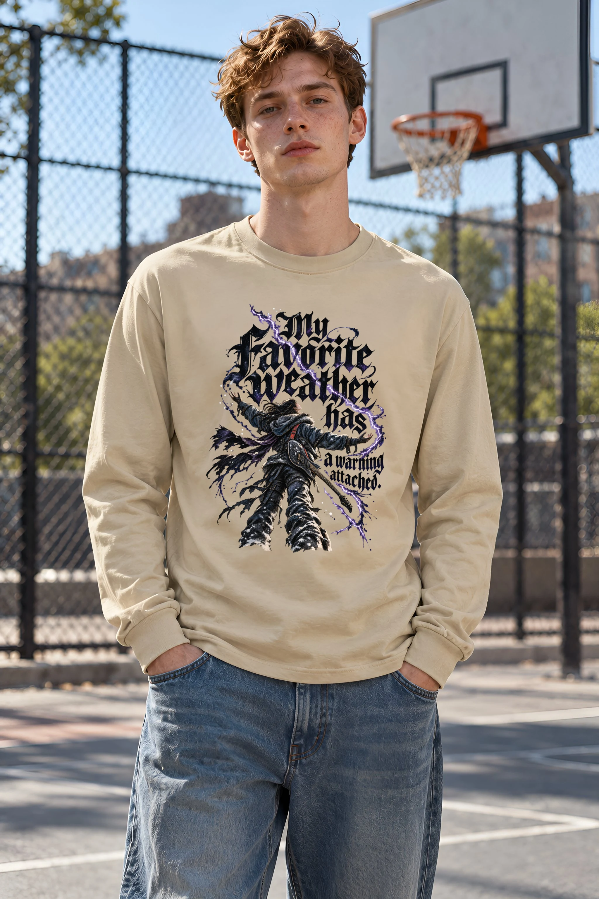 "My Favorite Weather" Unisex Longsleeve T-shirt
