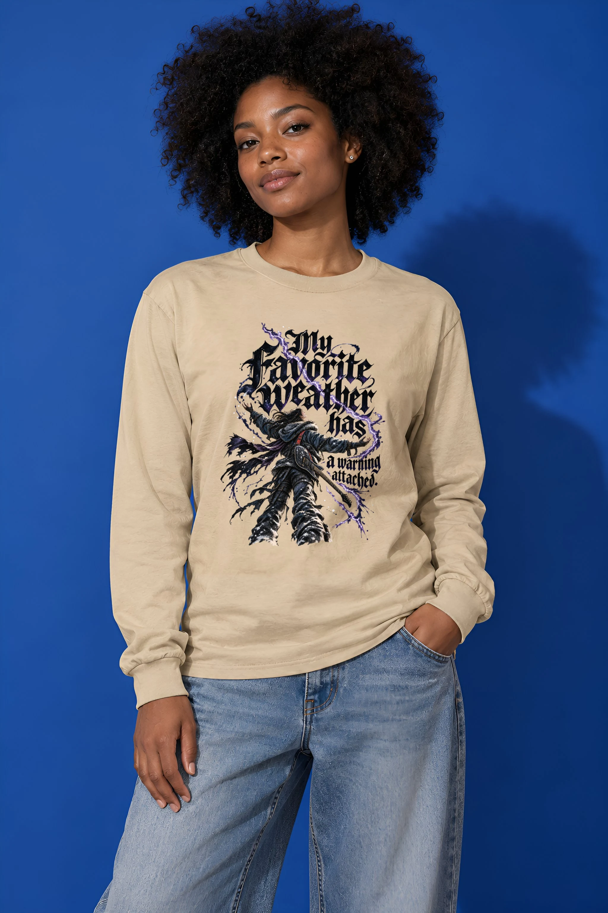 "My Favorite Weather" Unisex Longsleeve T-shirt