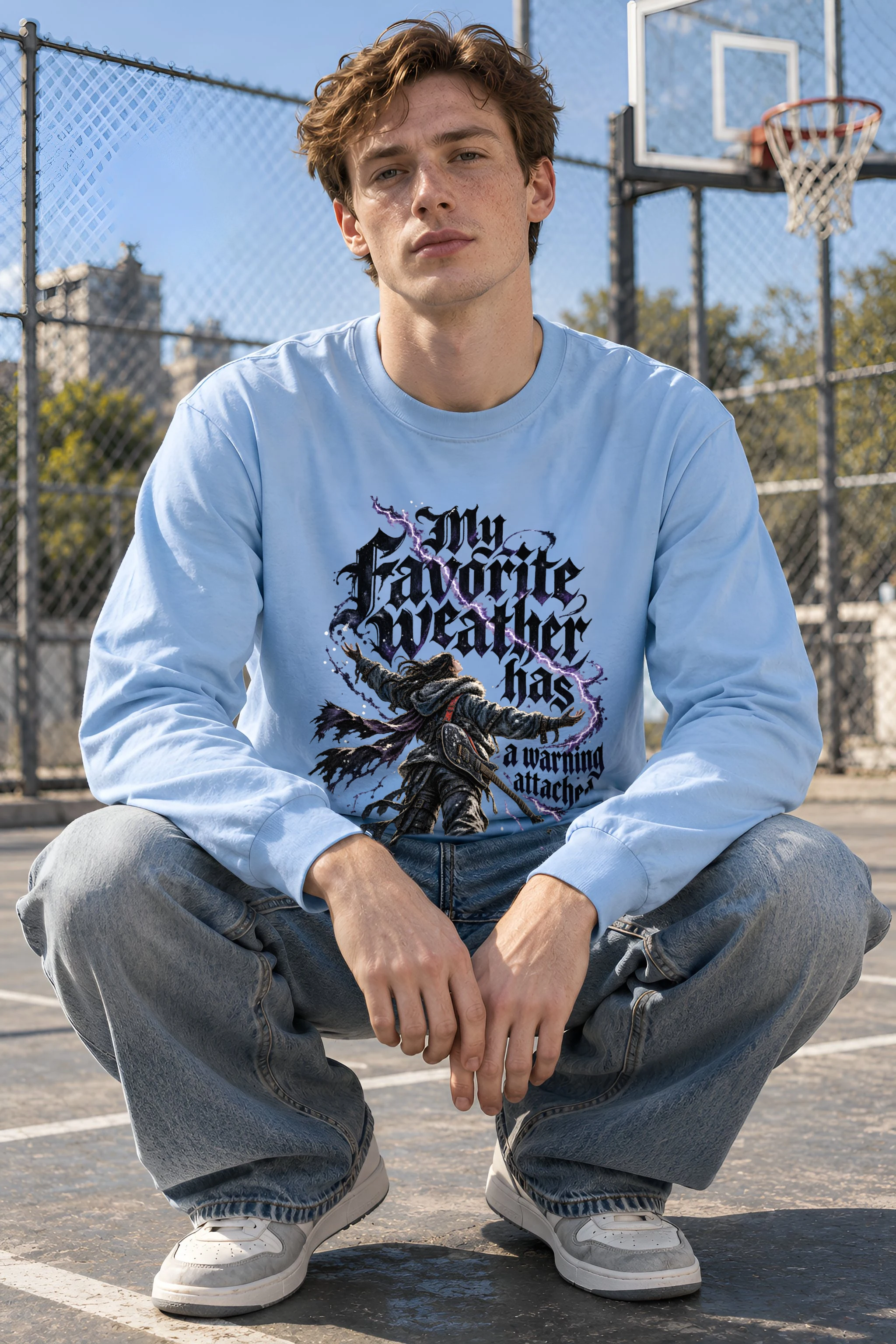"My Favorite Weather" Unisex Longsleeve T-shirt