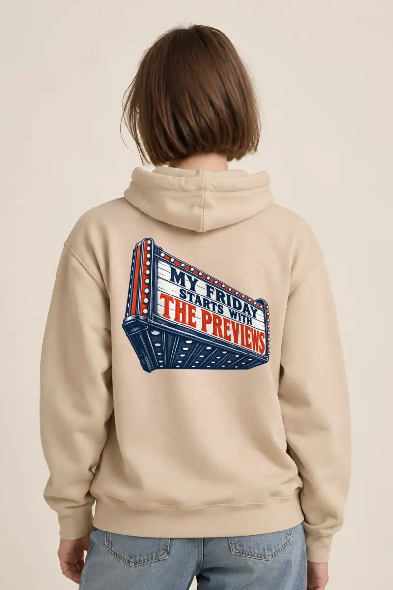 “My Friday Starts With the Previews” Heavy Blend Unisex Pullover Hoodie
