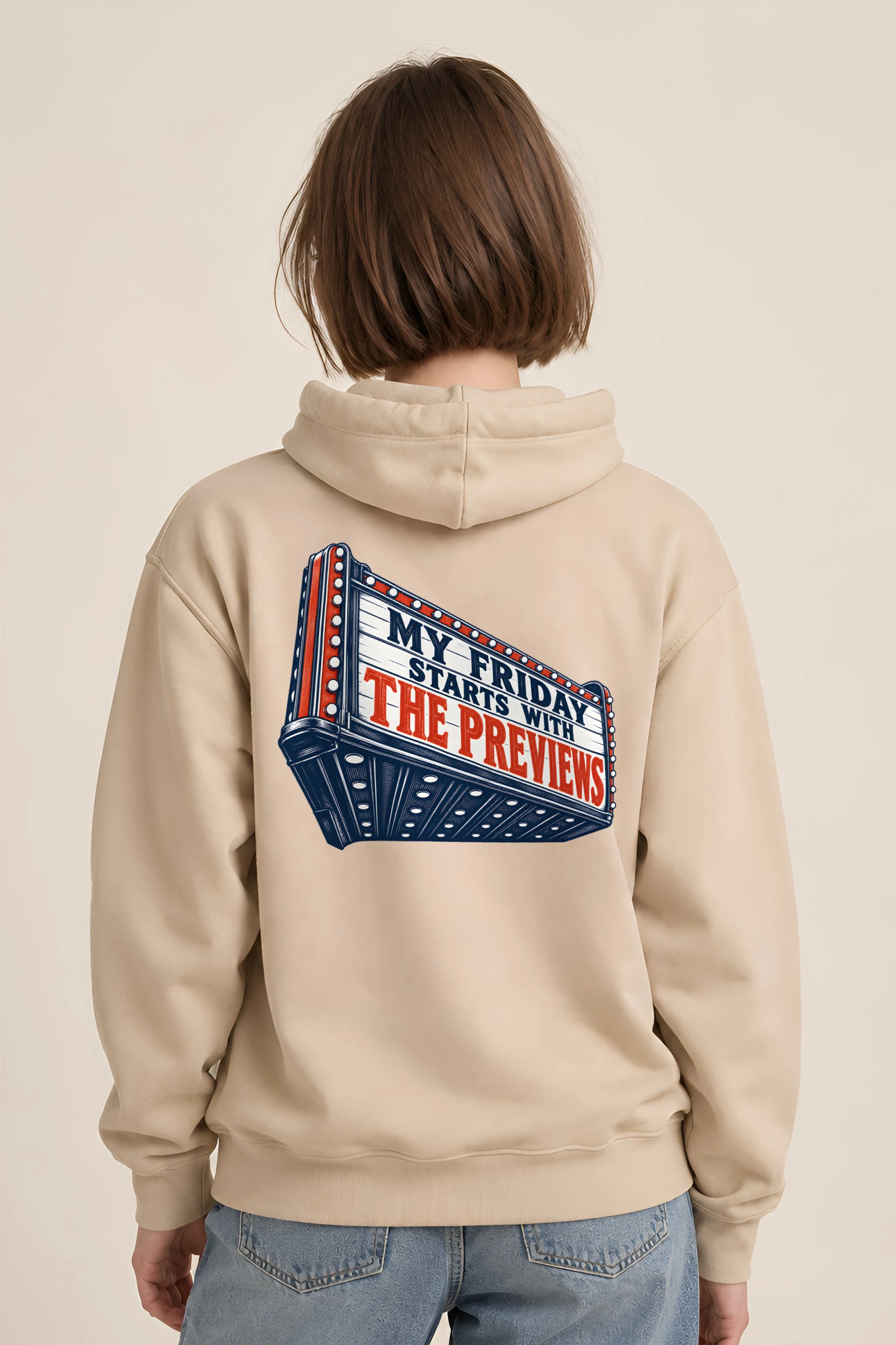 "My Friday Starts With the Previews" Heavy Blend Unisex Pullover Hoodie