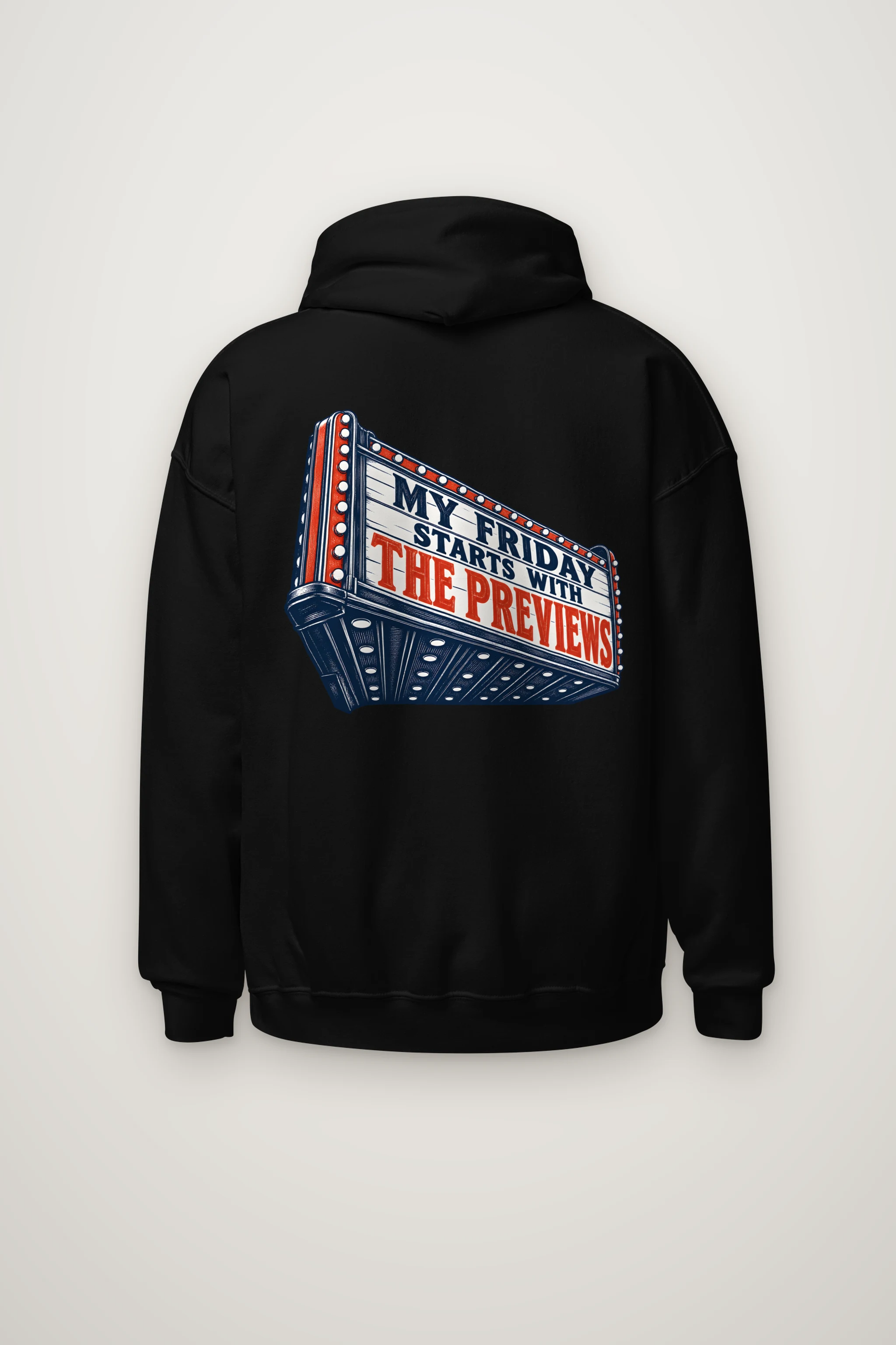 "My Friday Starts With the Previews" Heavy Blend Unisex Pullover Hoodie
