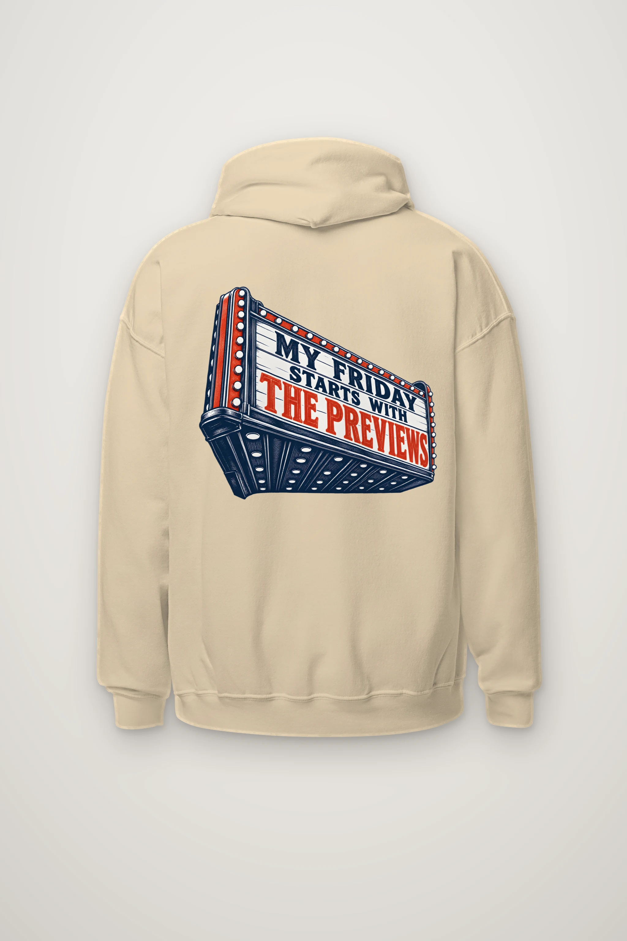 "My Friday Starts With the Previews" Heavy Blend Unisex Pullover Hoodie