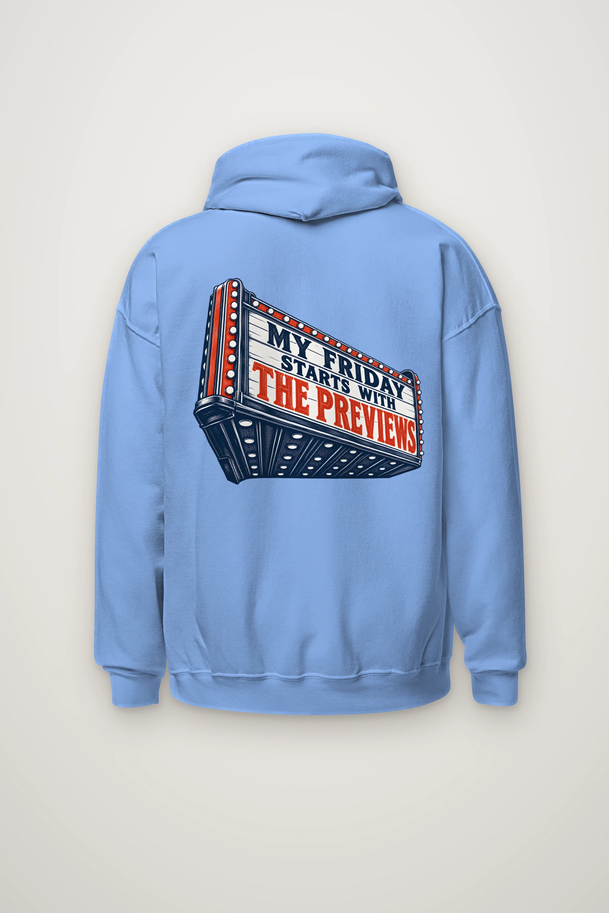 "My Friday Starts With the Previews" Heavy Blend Unisex Pullover Hoodie