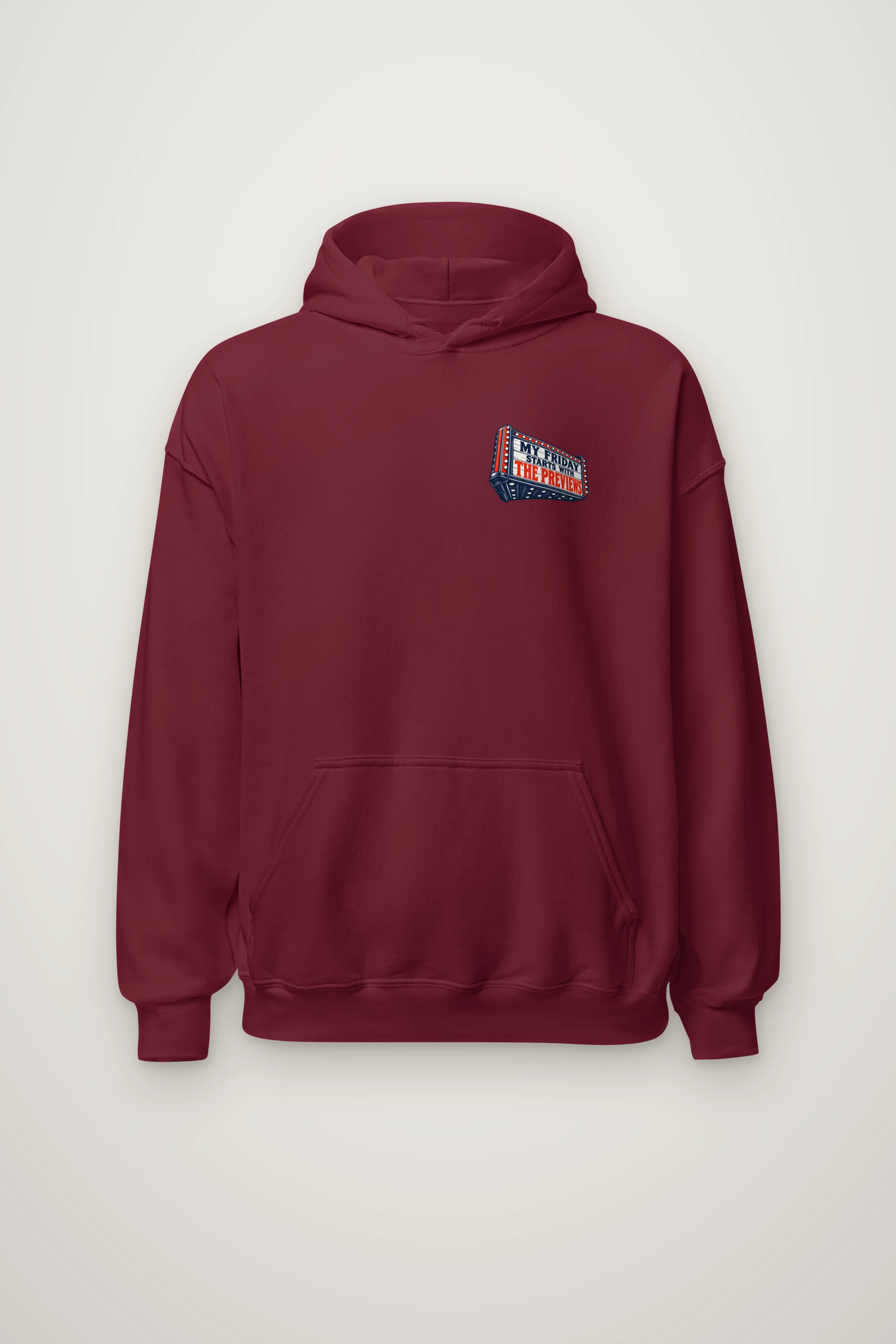"My Friday Starts With the Previews" Heavy Blend Unisex Pullover Hoodie