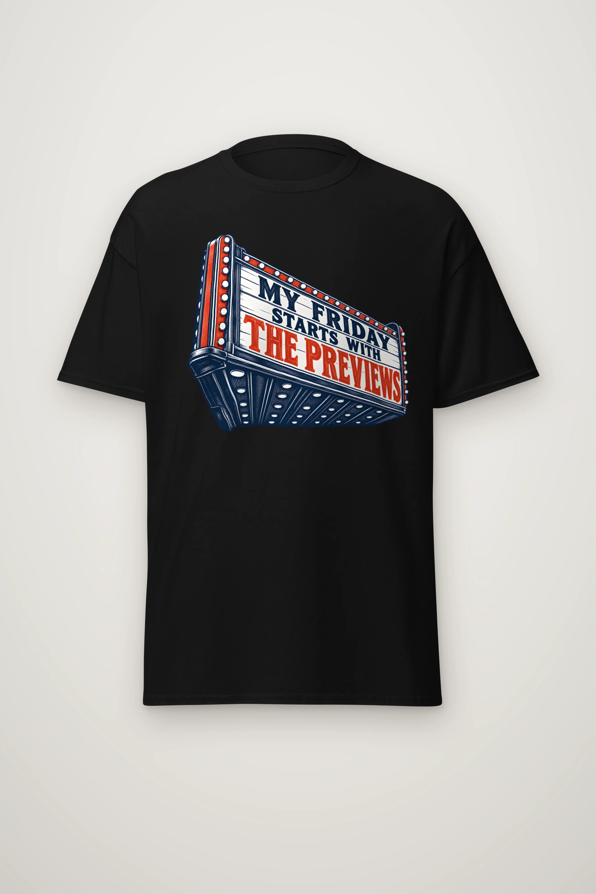 "My Friday Starts With the Previews" Heavyweight Unisex Crewneck T-shirt