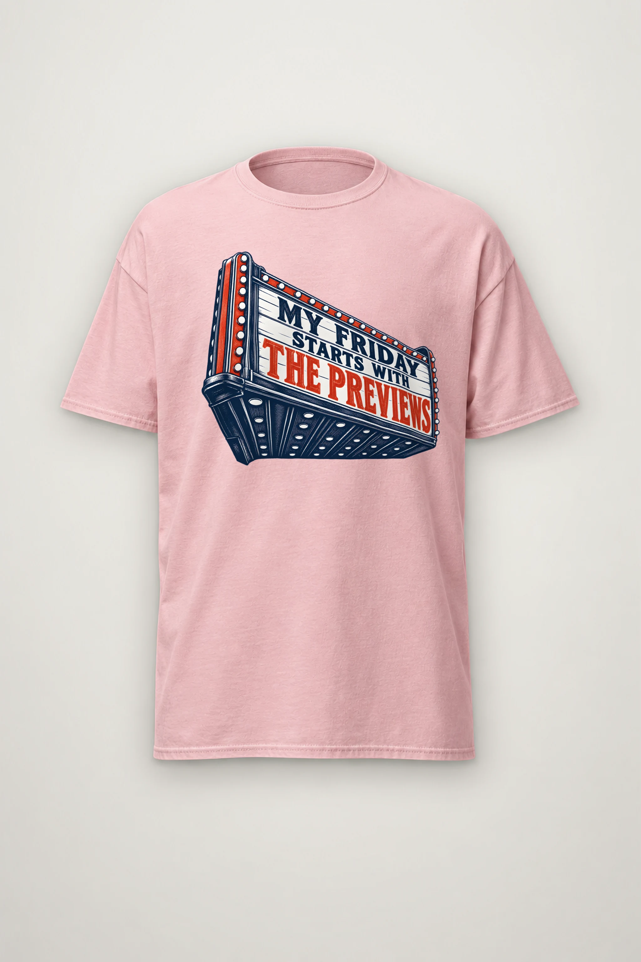 "My Friday Starts With the Previews" Heavyweight Unisex Crewneck T-shirt