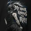 "My Hair Knows the Riff" Heavy Blend Unisex Crewneck Sweatshirt