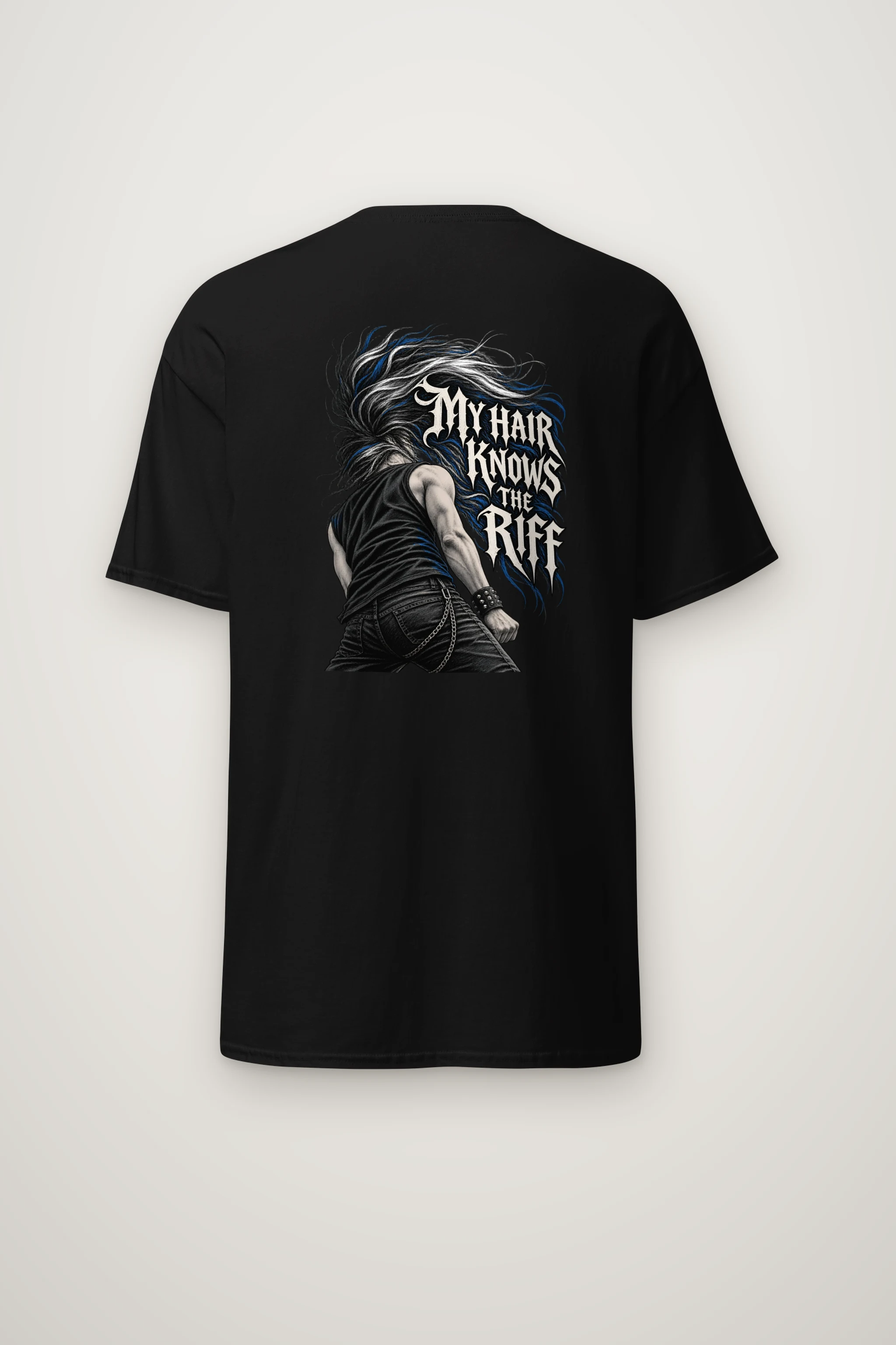 "My Hair Knows the Riff" Heavyweight Unisex Crewneck T-shirt