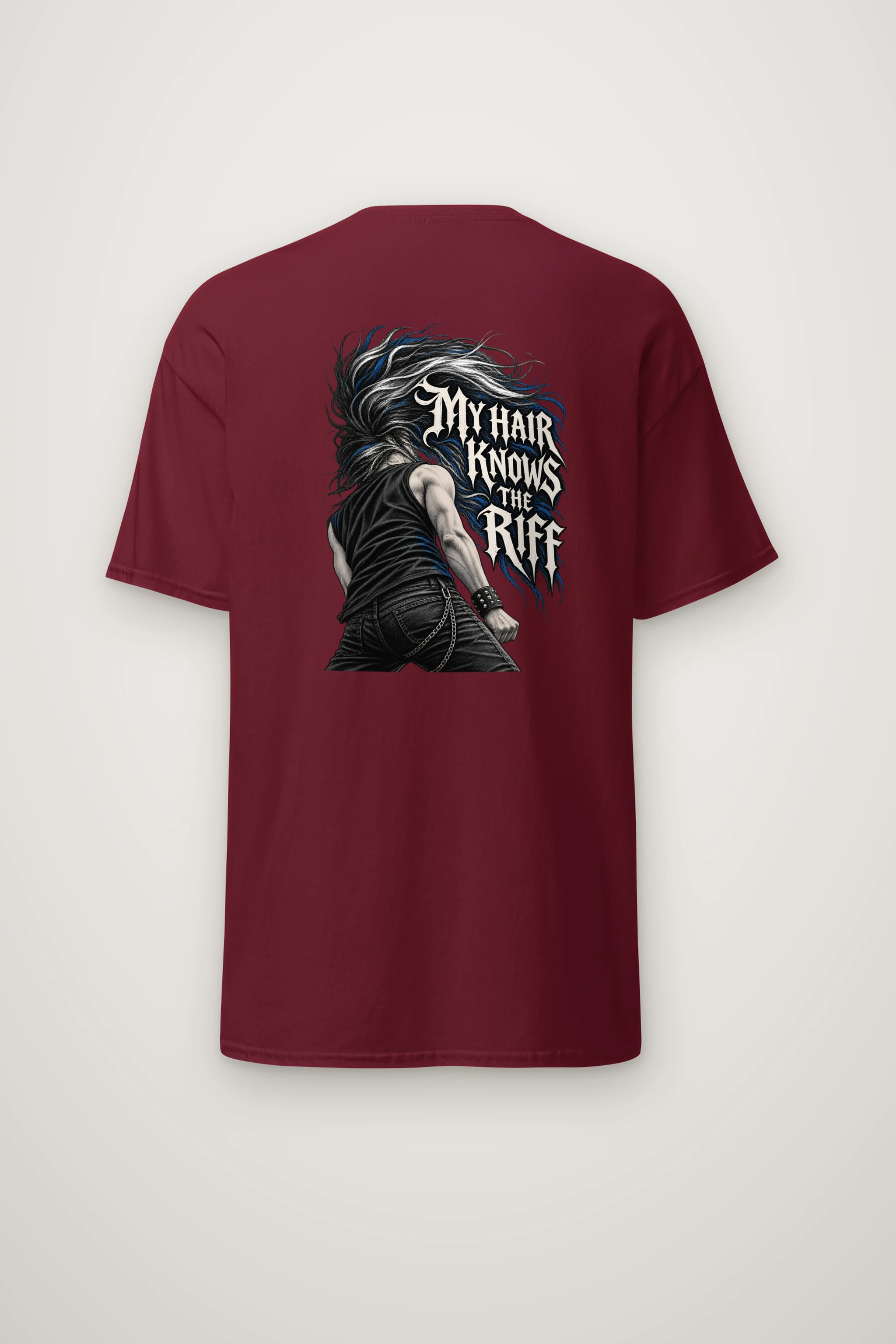 "My Hair Knows the Riff" Heavyweight Unisex Crewneck T-shirt
