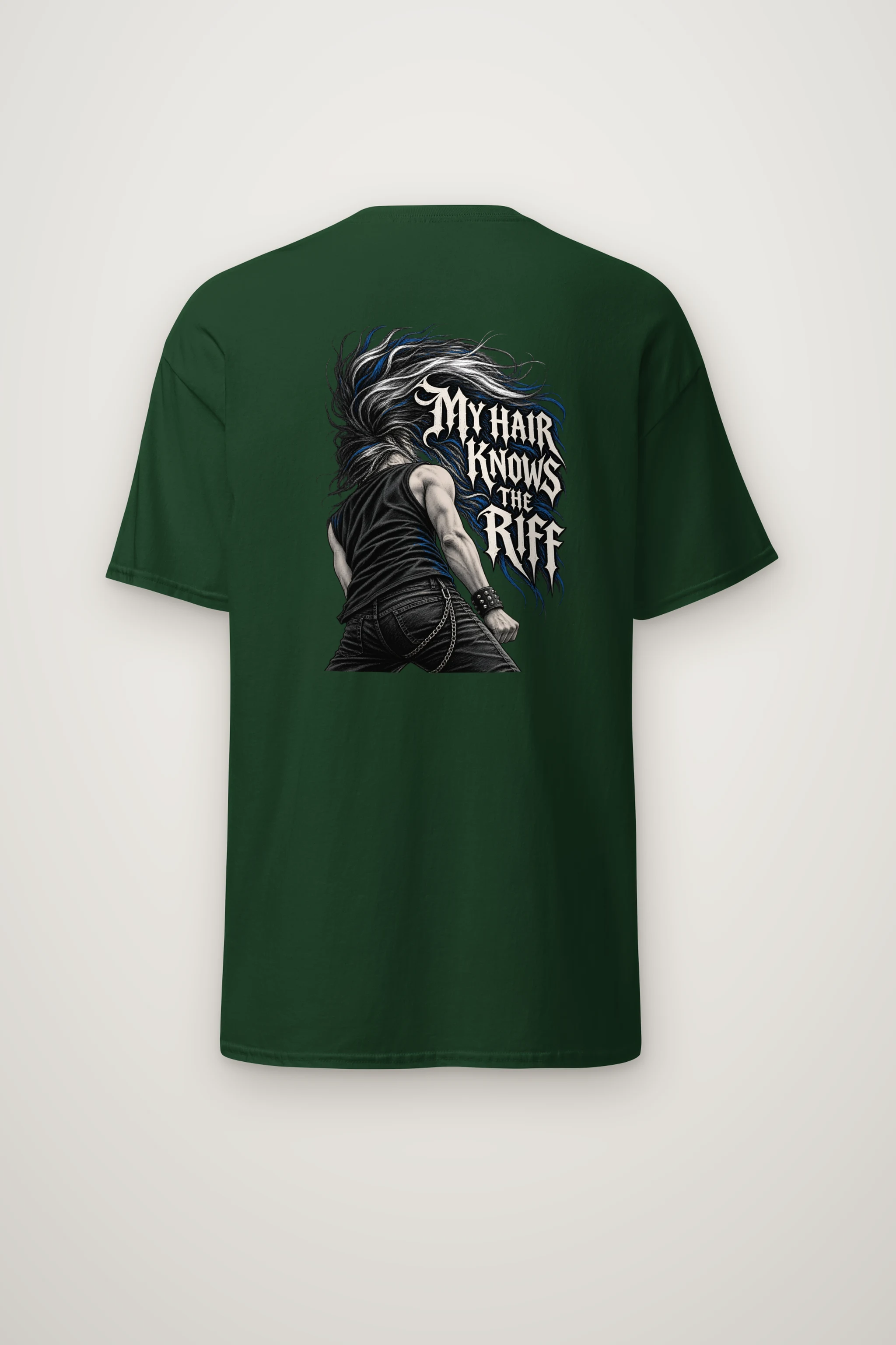 "My Hair Knows the Riff" Heavyweight Unisex Crewneck T-shirt
