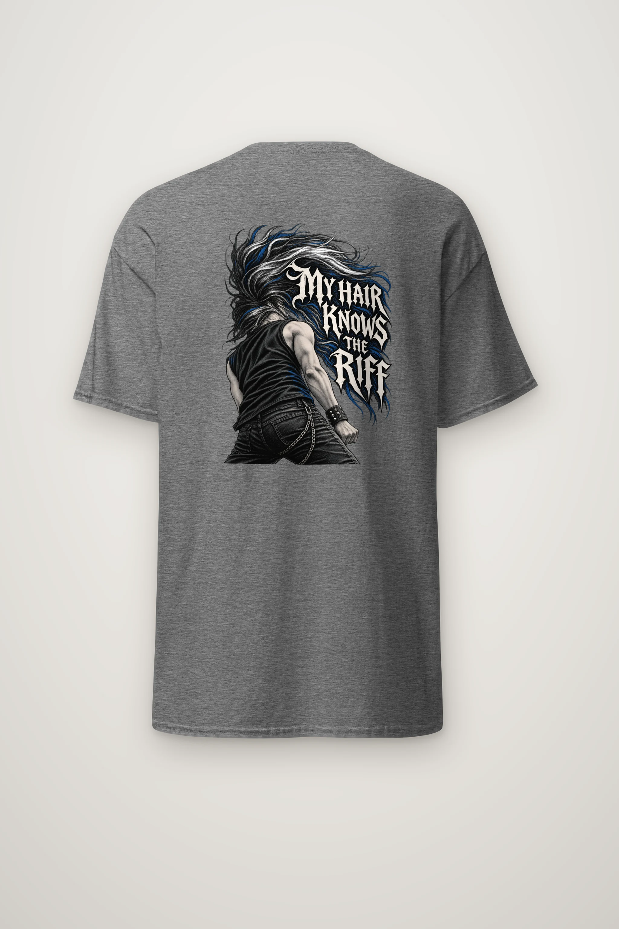 "My Hair Knows the Riff" Heavyweight Unisex Crewneck T-shirt