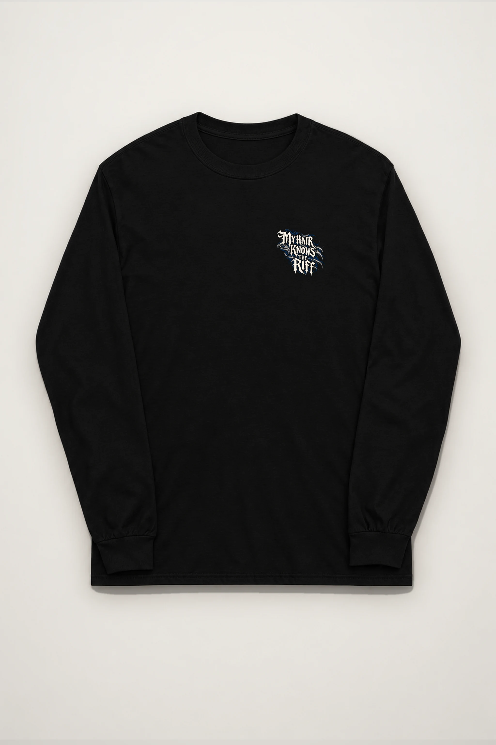 "My Hair Knows the Riff" Unisex Longsleeve T-shirt