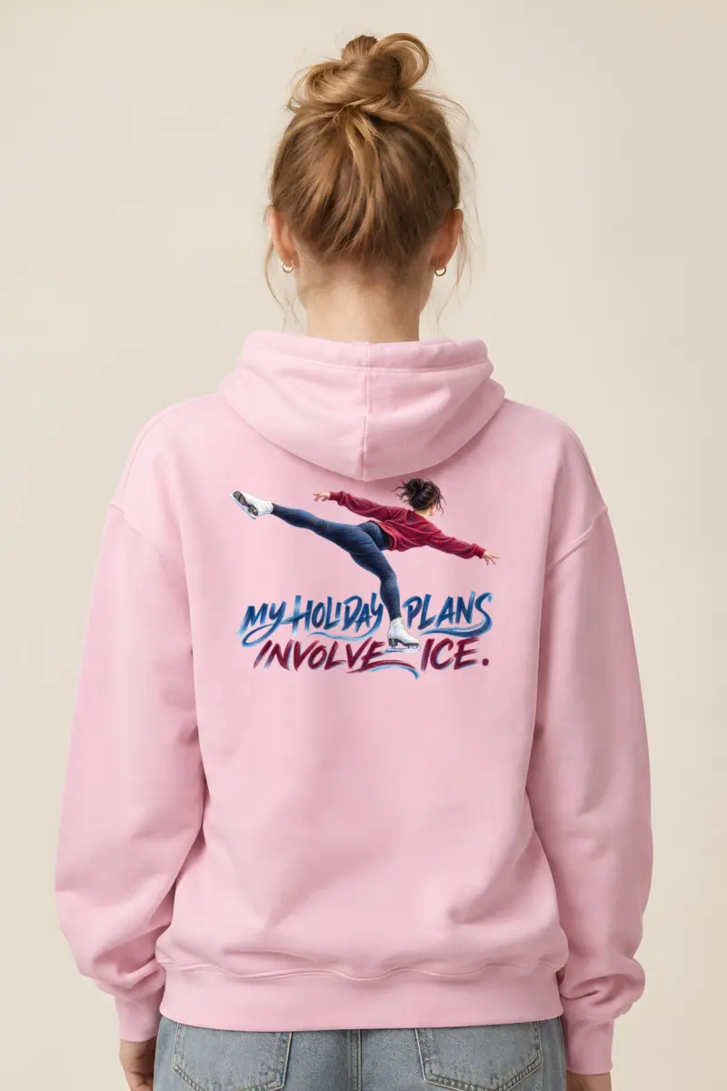 “My Holiday Plans Involve Ice” Heavy Blend Unisex Pullover Hoodie