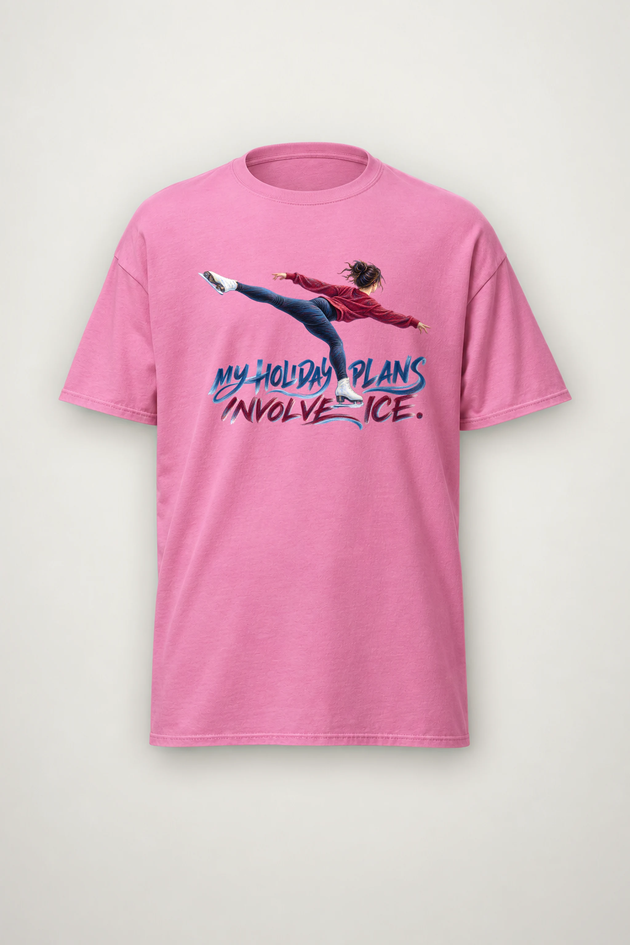 "My Holiday Plans Involve Ice" Heavyweight Unisex Crewneck T-shirt