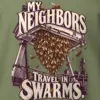 "My Neighbors Travel in Swarms" Heavy Blend Unisex Crewneck Sweatshirt