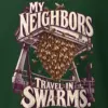 "My Neighbors Travel in Swarms" Heavyweight Unisex Crewneck T-shirt