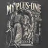 "My Plus-One Is From Next Century" Men's Oversized Heavyweight Crewneck T-Shirt