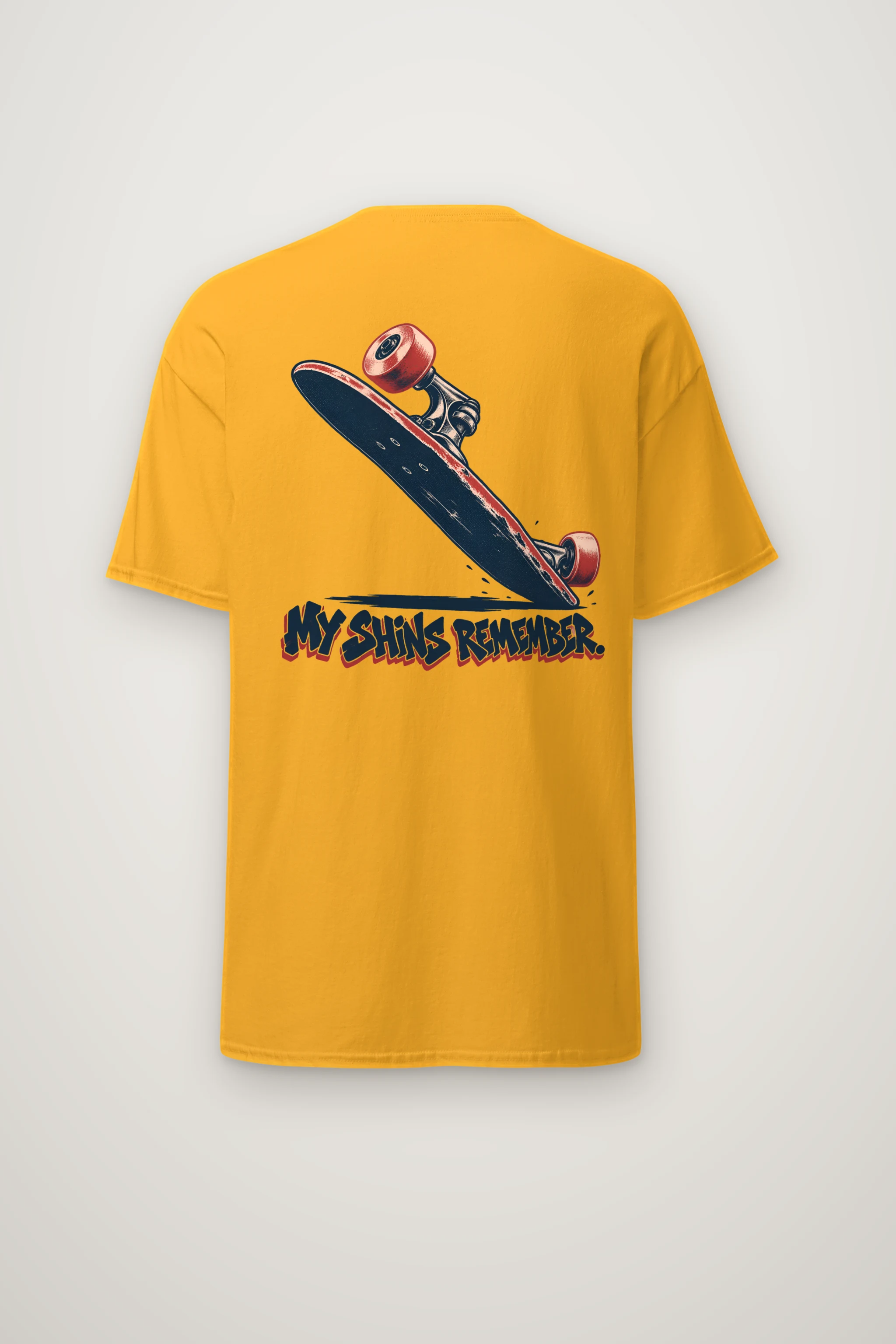 "My Shins Remember" Heavyweight Unisex Crewneck T-shirt