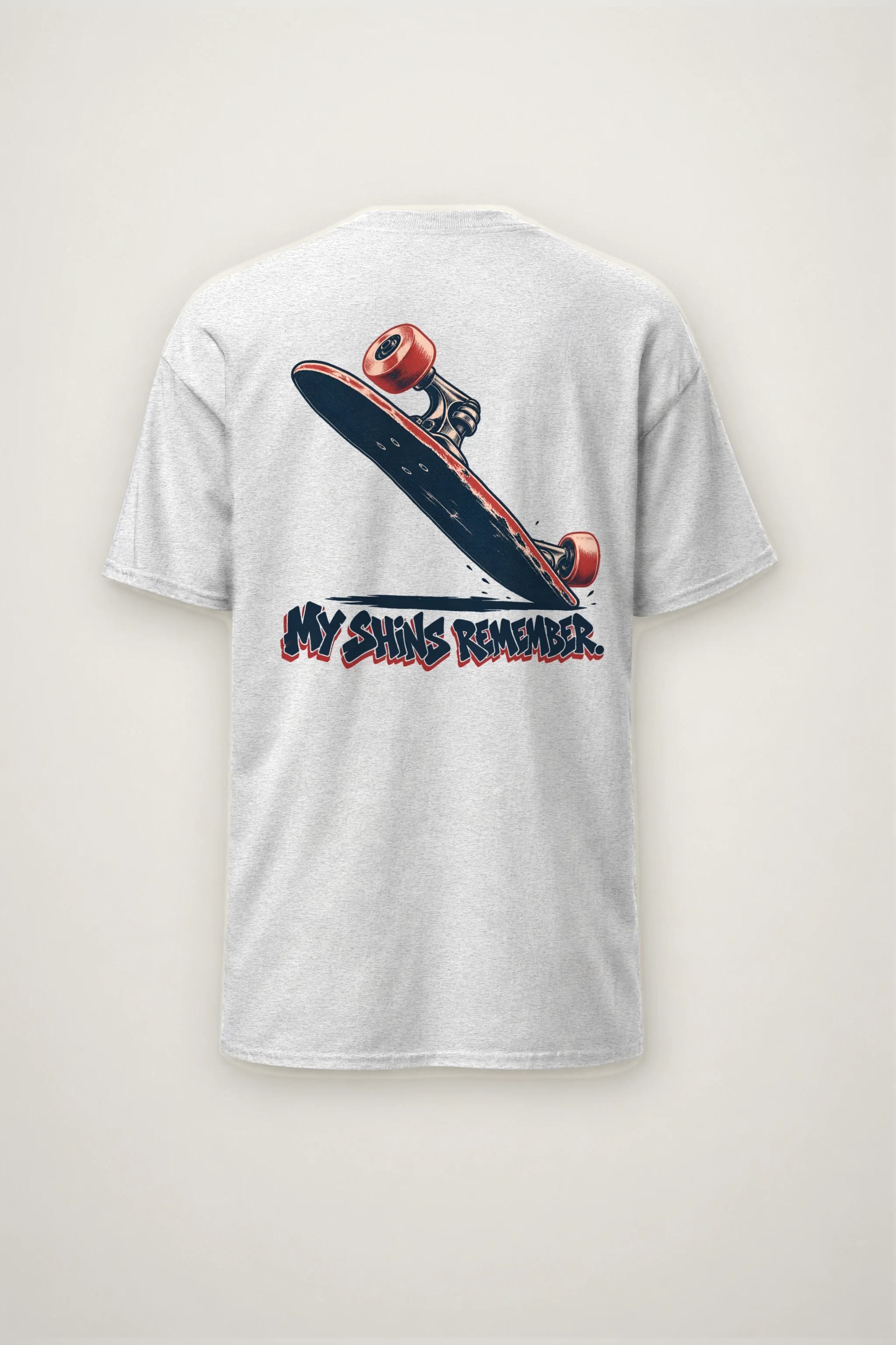 "My Shins Remember" Heavyweight Unisex Crewneck T-shirt