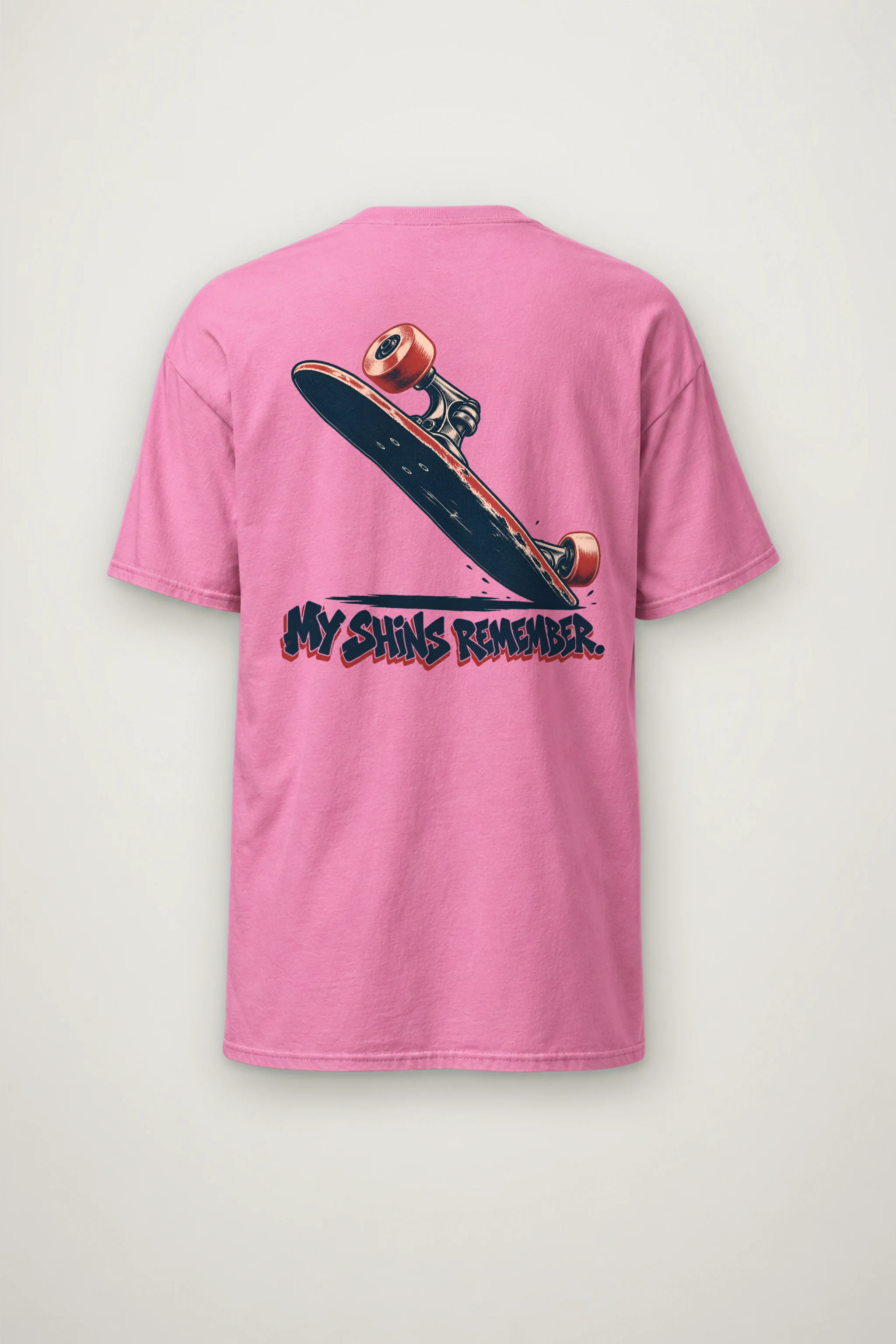 "My Shins Remember" Heavyweight Unisex Crewneck T-shirt