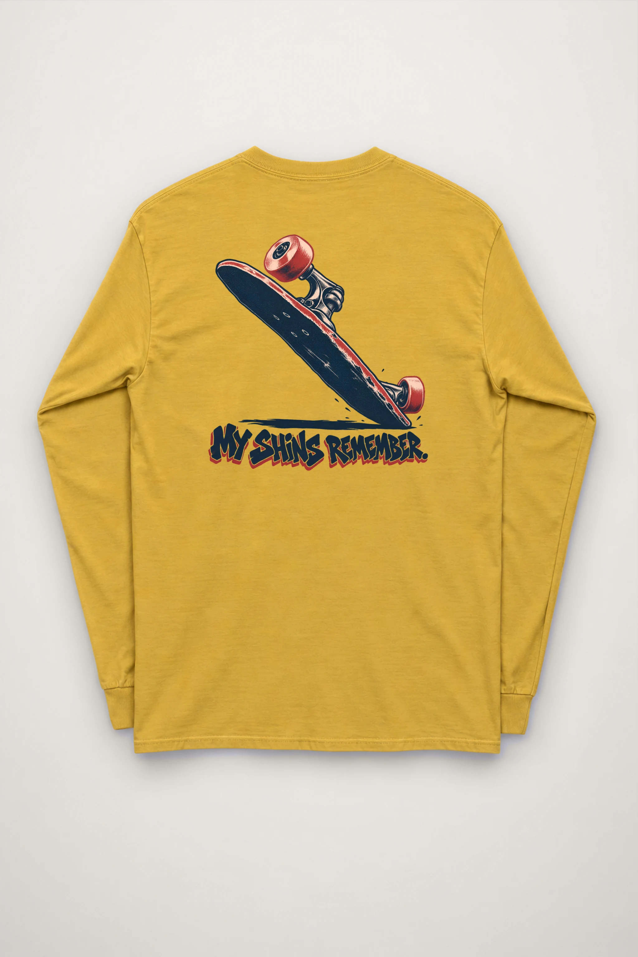 "My Shins Remember" Unisex Longsleeve T-shirt