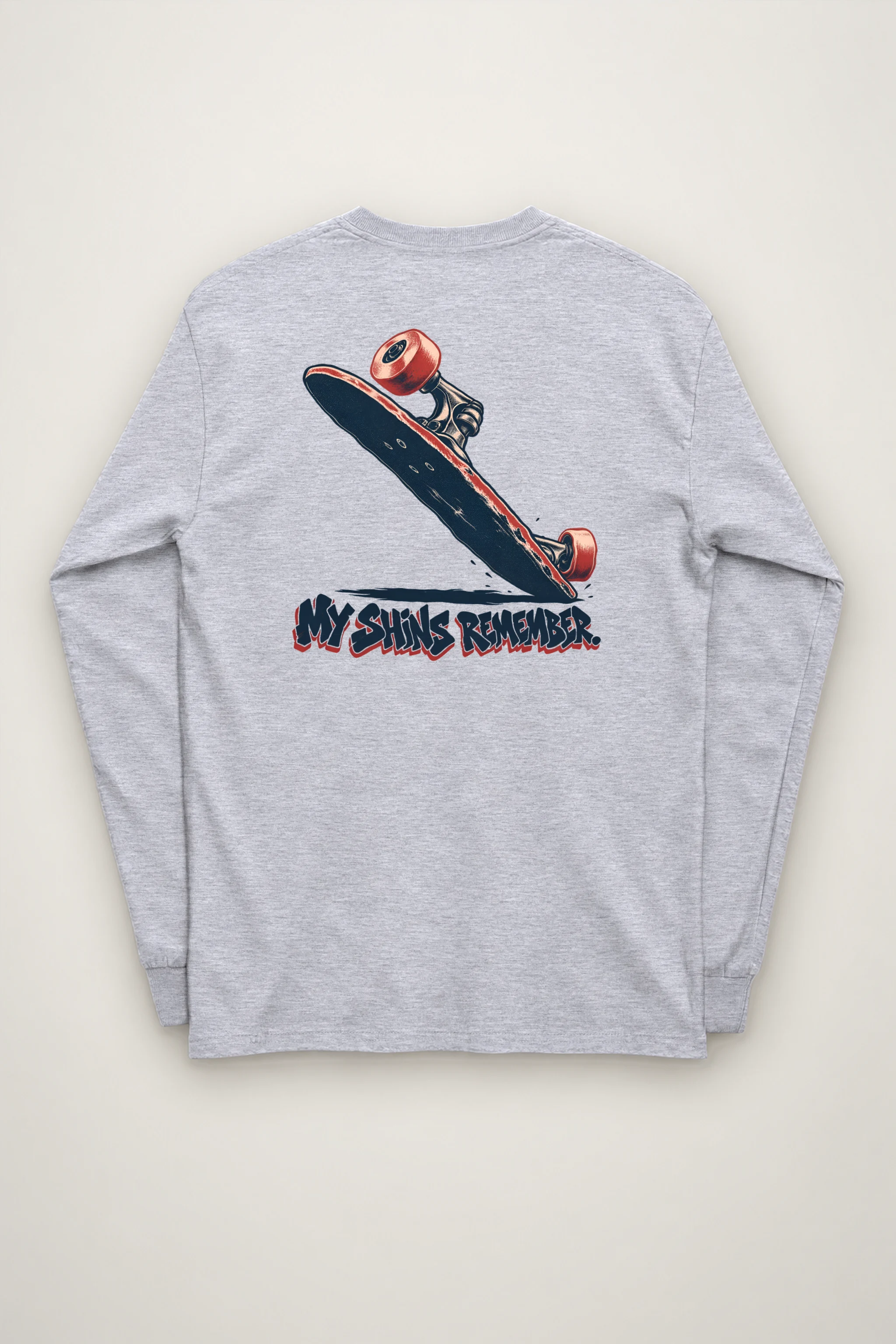 "My Shins Remember" Unisex Longsleeve T-shirt